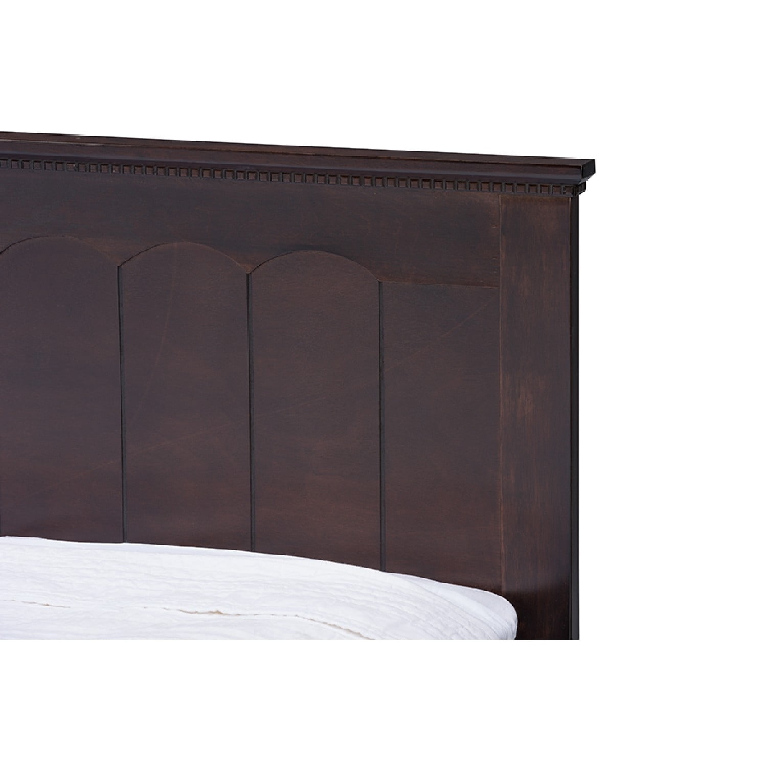 Baxton Studio Schiuma Cappuccino Wood Contemporary Twin-Size Bed - Image 2