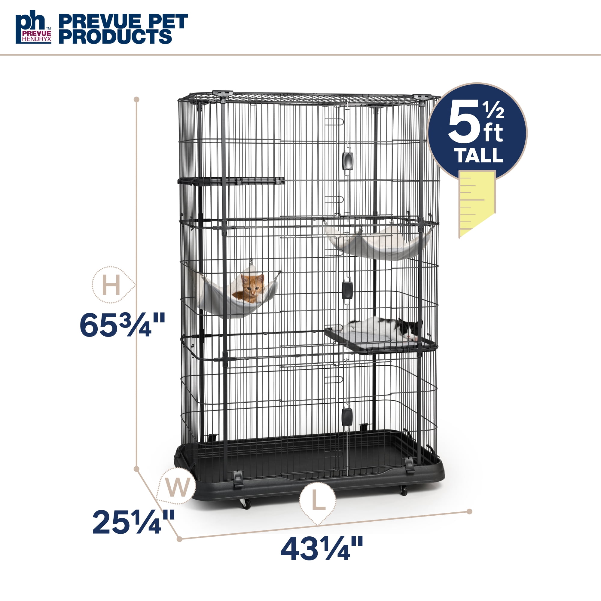 Prevue Pet Products Premium Cat Home with 4 Levels 7500 - Image 7