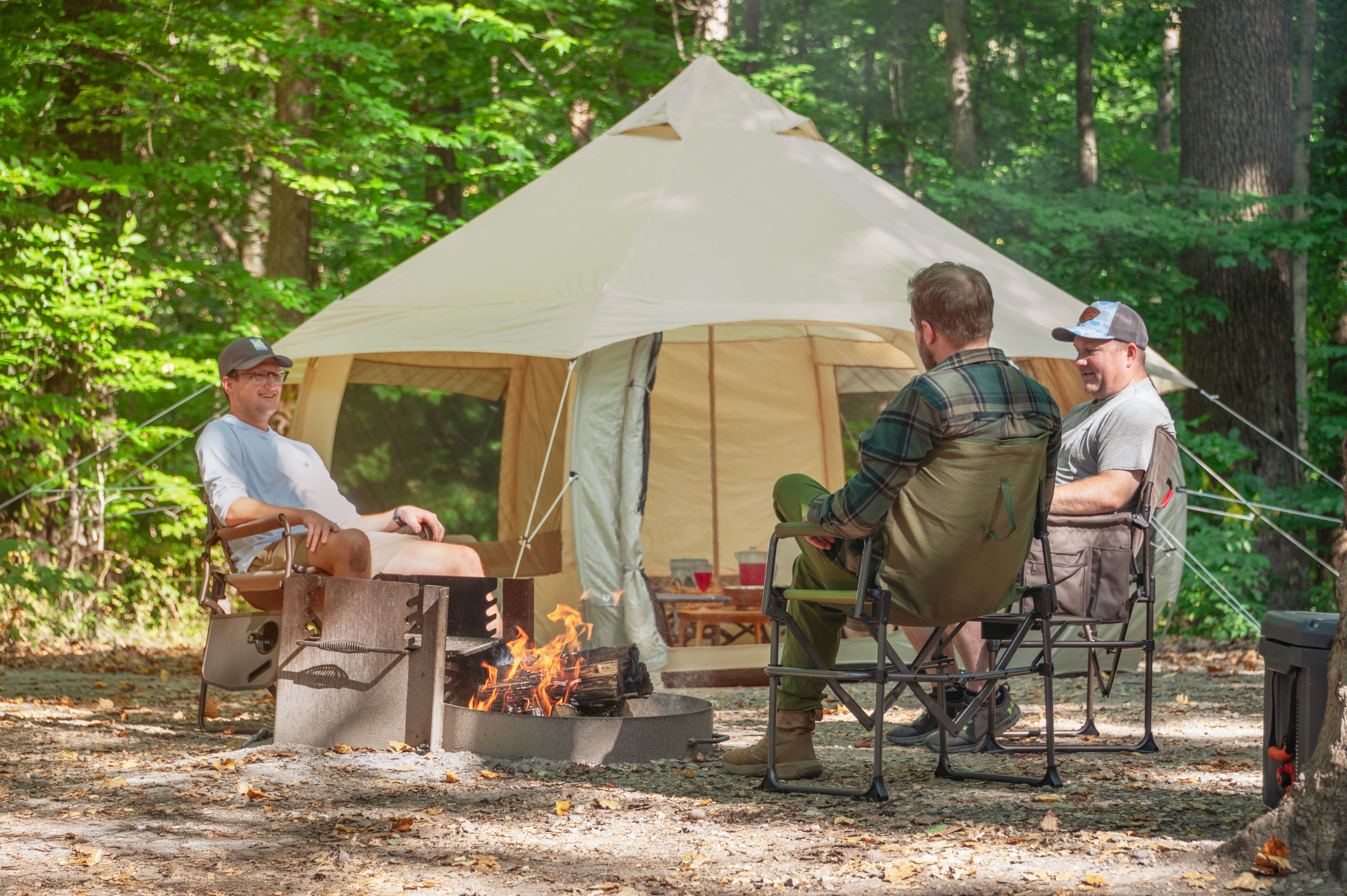 Ozark Trail Mushroom Glamping Bell Tent, with Ripstop Fabric, 6-Person - Image 17