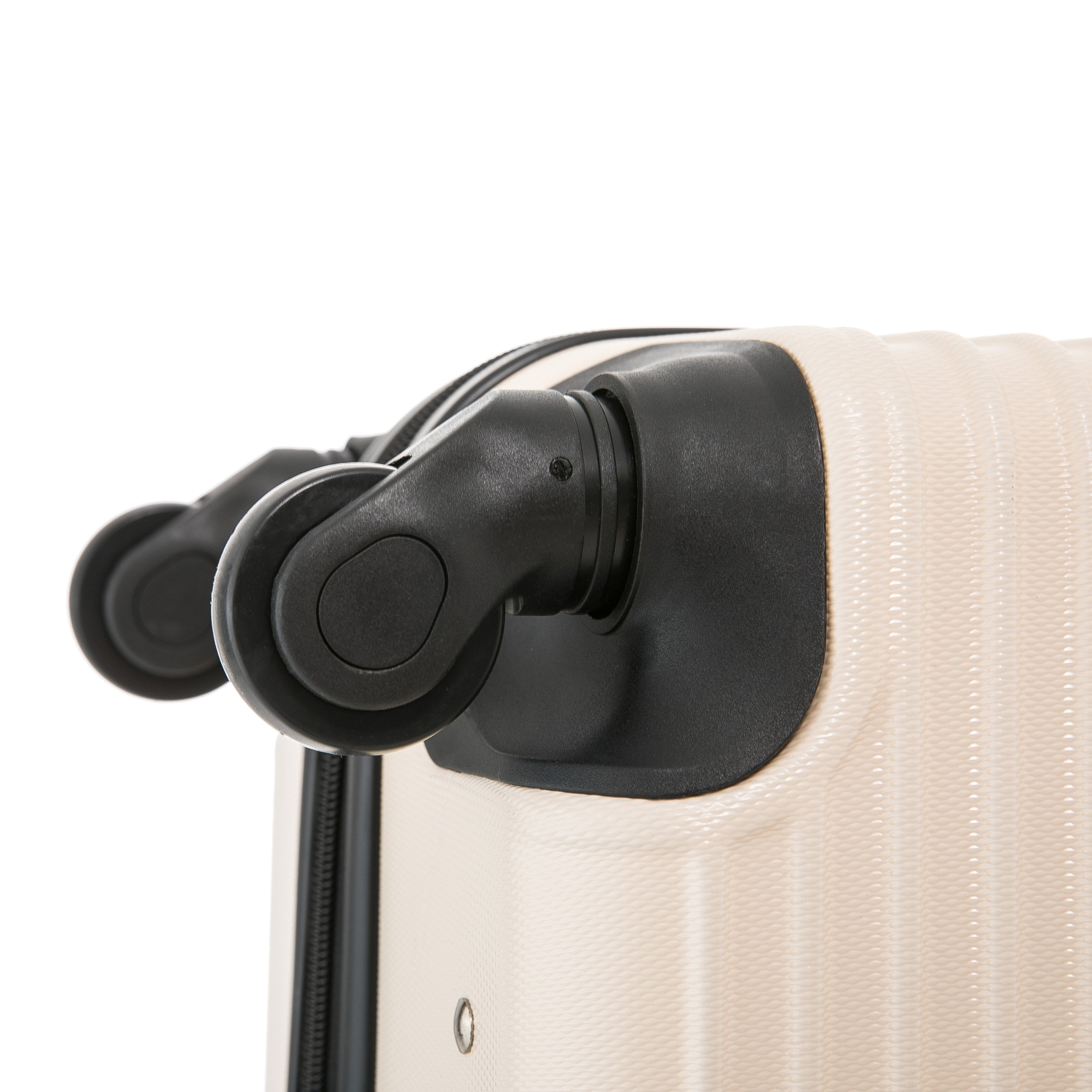 InUSA Resilience 24" Hardside Lightweight Luggage with Spinner Wheels, Handle, and Trolley, Sand - Image 9