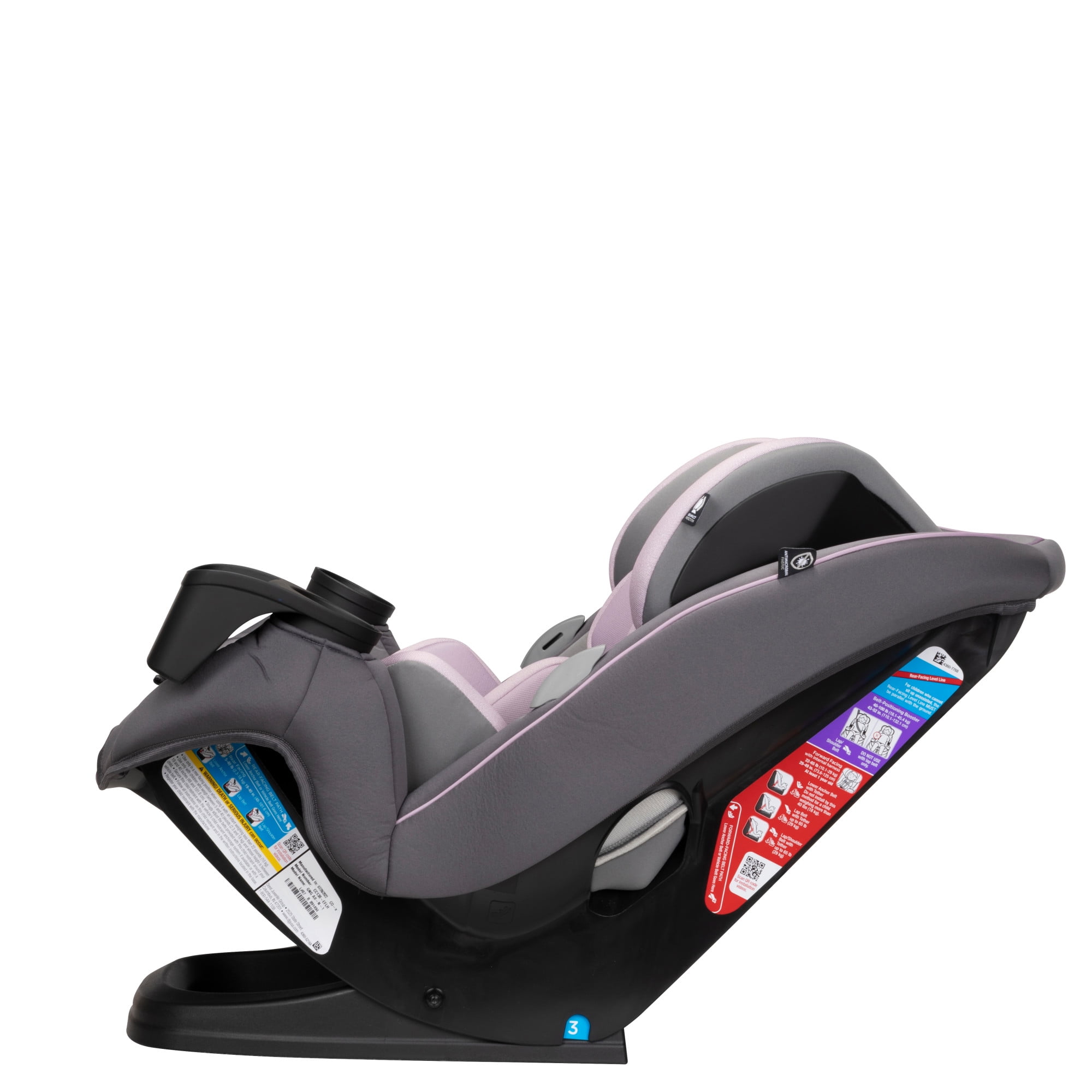 Safety 1st Grow and Go Sprint All-in-One Convertible Car Seat, Cranberry Ice II, Infant & Toddler, Unisex - Image 17