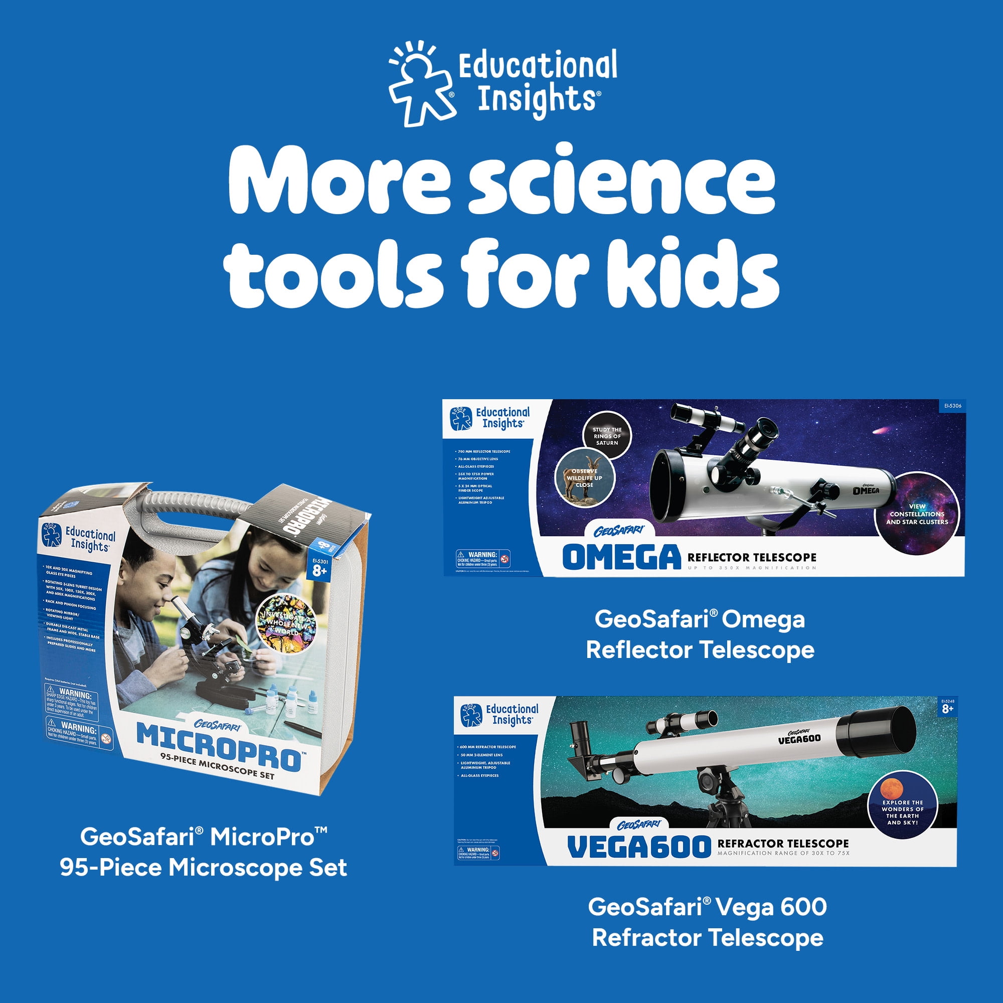 Educational Insights GeoSafari Stereoscope, Microscope for Kids, Science Set for Kids 8+ - Image 4