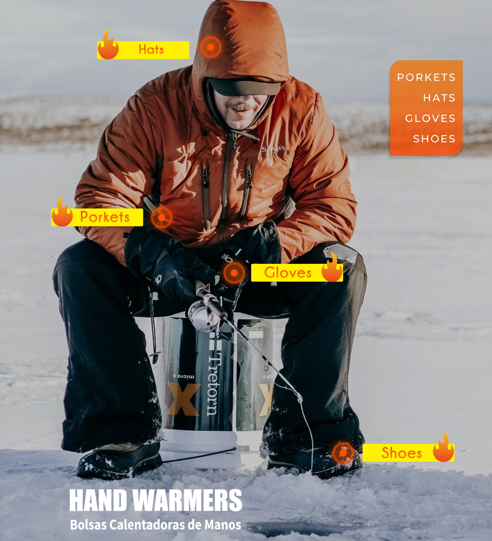 NFTIGB Hand Warmers Disposable 240 Pack, Long Lasting Safe Air Activated, up to 12 Hours of Heating - Image 6