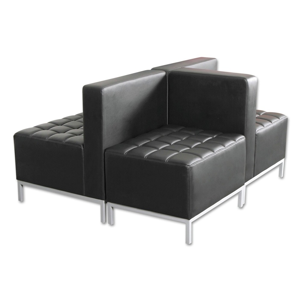 Alera QUB Polyurethane Ottoman Black (ALEQB8216) - Image 4