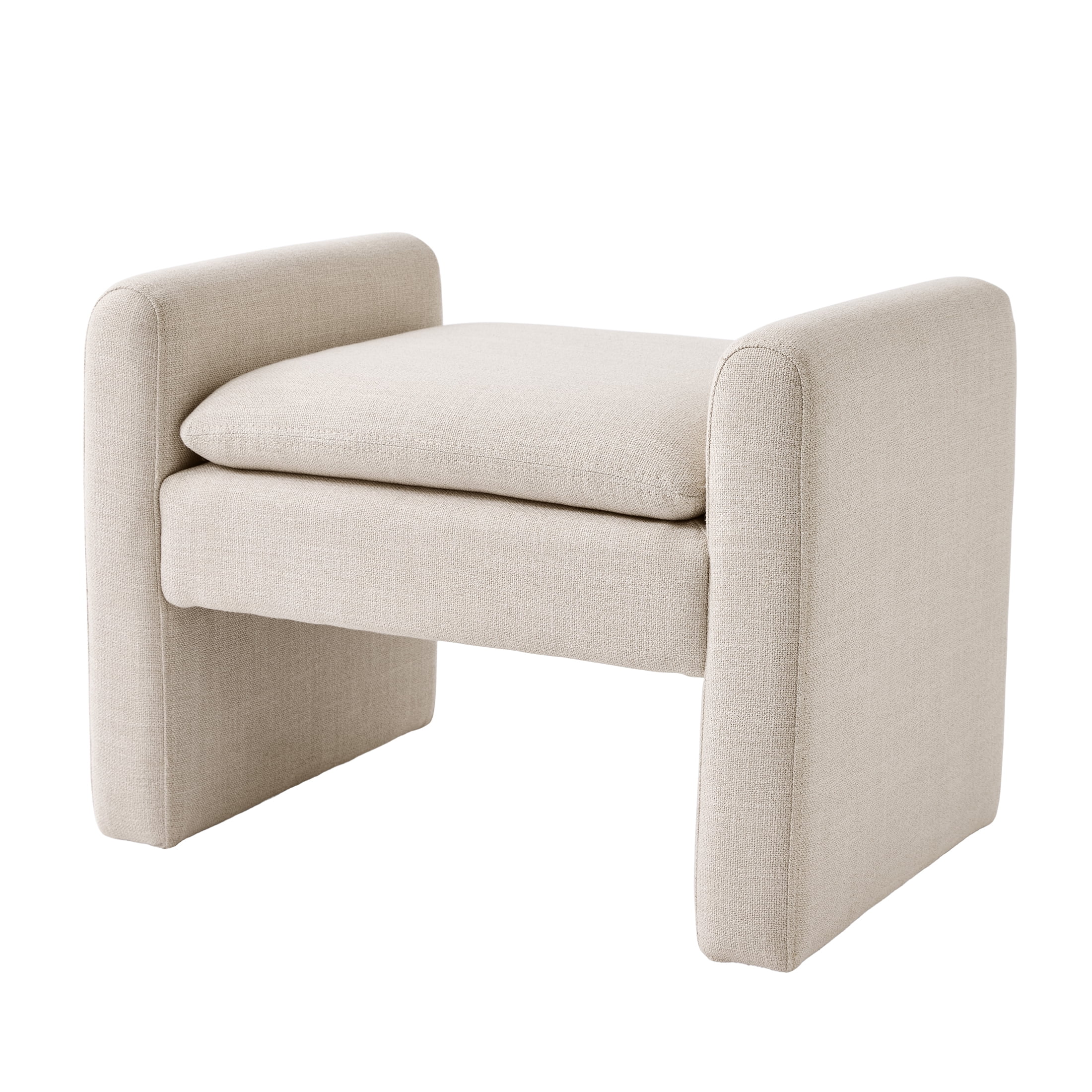 Better Homes & Gardens Emerson Ottoman, Cream - Image 3