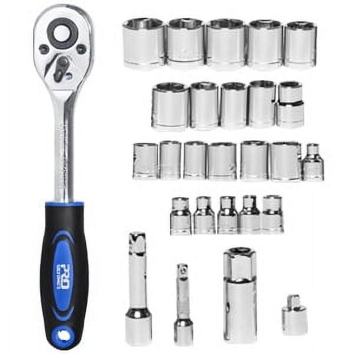 PROSTORMER 198 Pcs Hand Tool Set DIY Home Repair Kit Car Repair Tool Set Wrench Saw Screwdriver - Image 7