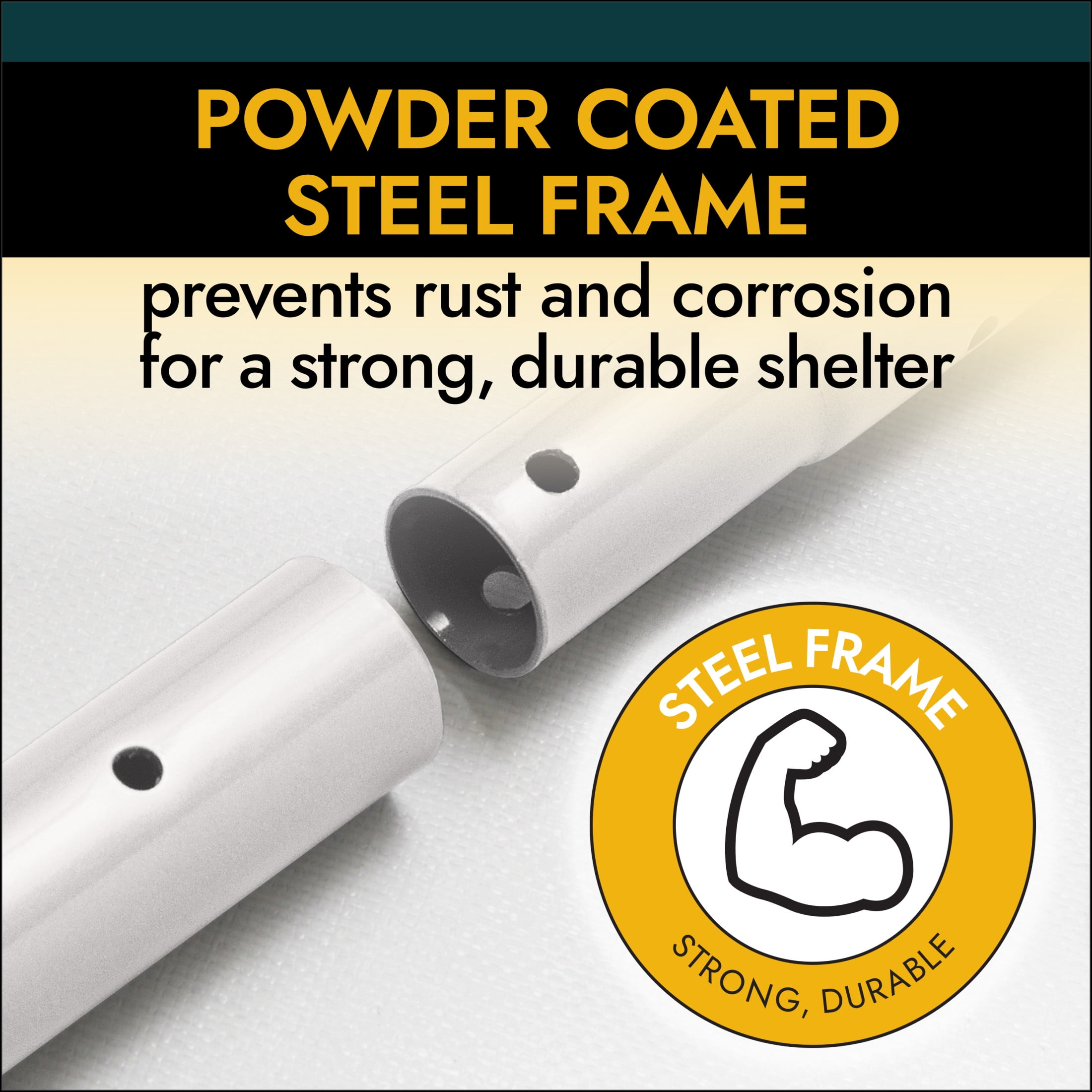 ShelterLogic SuperMax 10 x 20 x 9 ft White Gazebo Canopy - Image 11