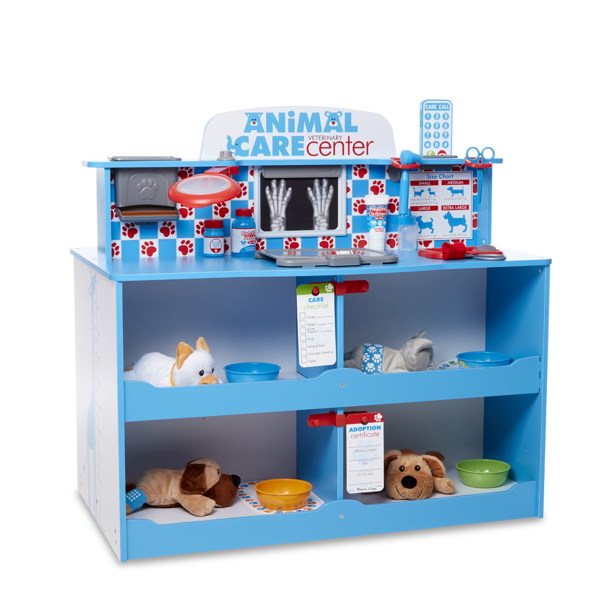 Melissa & Doug Animal Care Veterinarian and Groomer Wooden Activity Center for Plush Stuffed Pets (Not Included) - Image 2