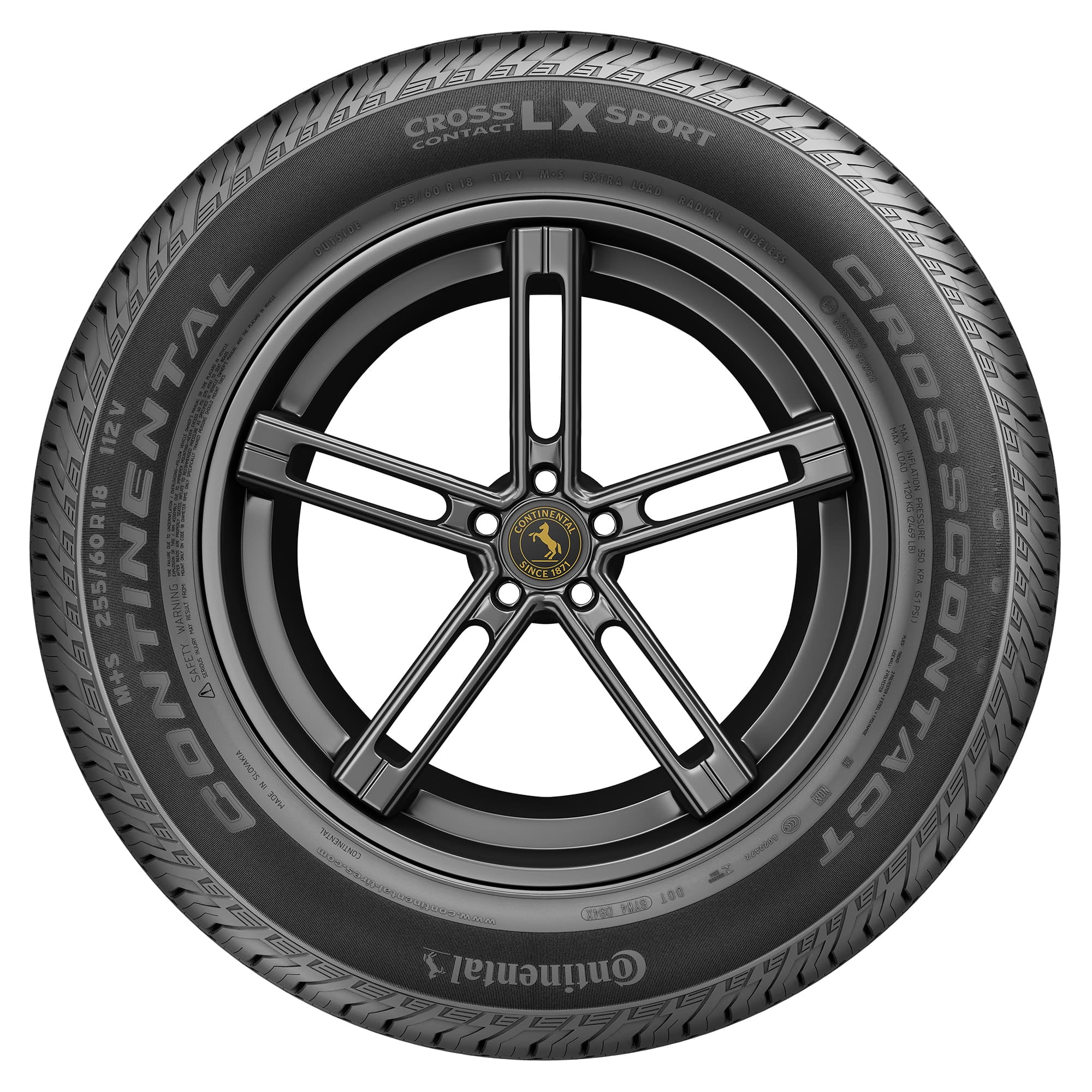 Continental CrossContact LX Sport All Season 235/65R18 106H SUV/Crossover Tire - Image 3