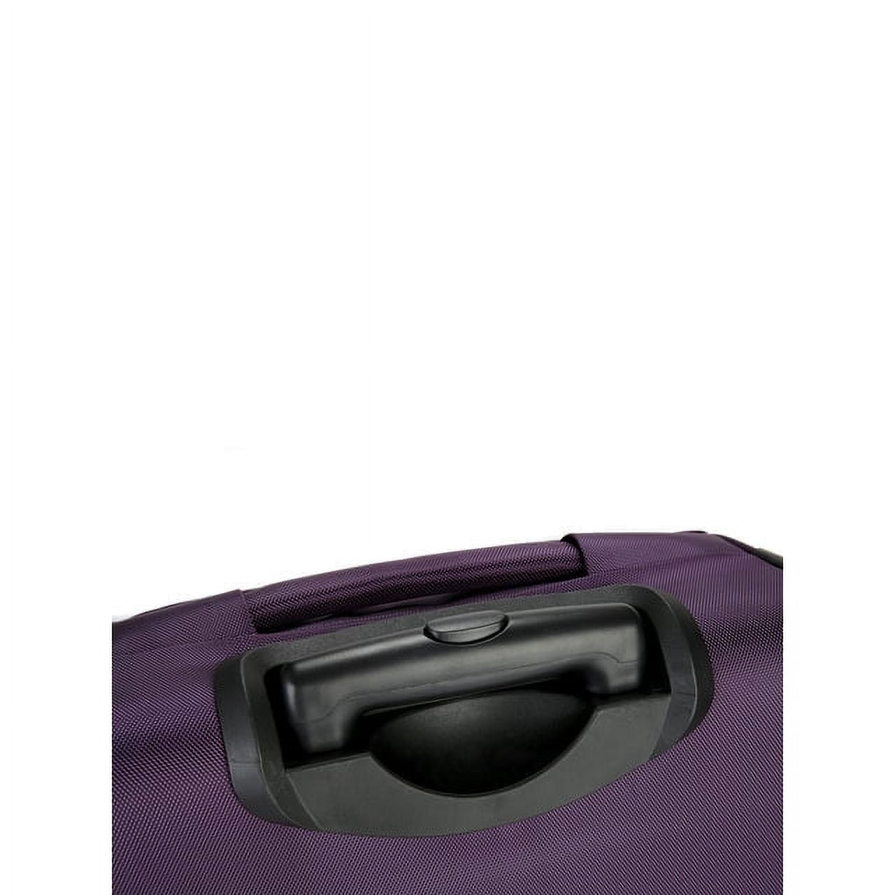Travelers Club TPRC Lexington 20" Rolling Expandable Carry-on 4-Wheel Spinner Luggage - Purple - Image 7