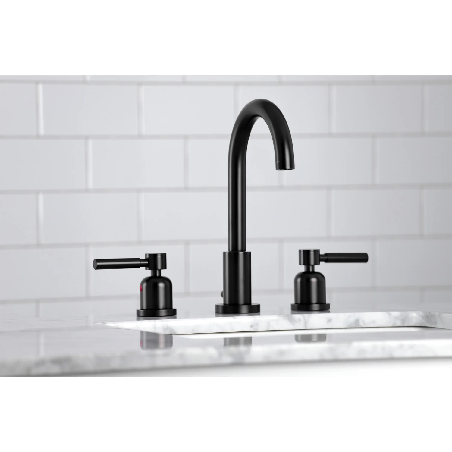 Fauceture FSC8920DL Concord Widespread Bathroom Faucet, Matte Black - Image 4