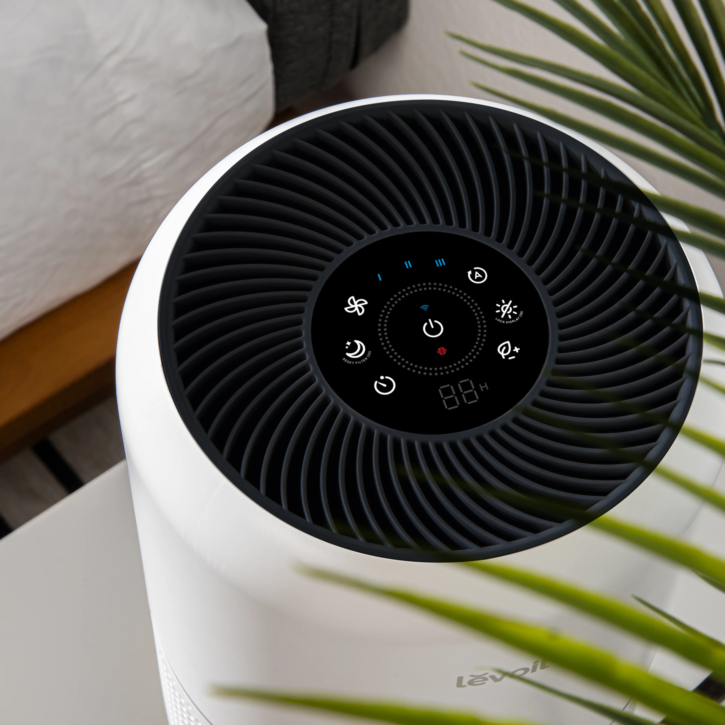 Levoit Air Purifier PlasmaPro 300S-P, Smart Air Cleaner for Large Room White & Black Vent - Image 2