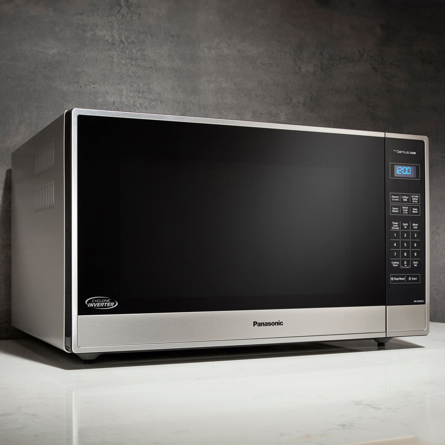 Panasonic 2.2-cu. ft. 1250W Countertop Microwave with Inverter Technology, Stainless Steel NN-SN95HS - Image 9