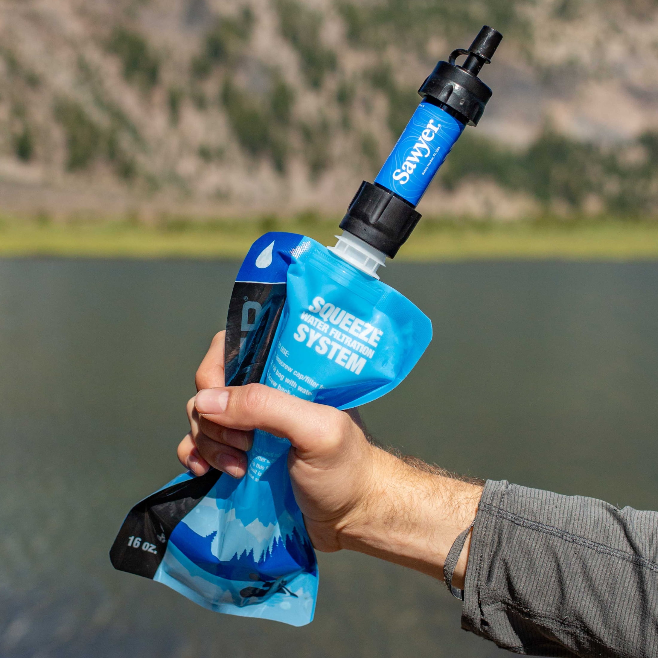 Sawyer Products SP2101 MINI Water Filtration System, 2-Pack, Blue / Green - Image 3