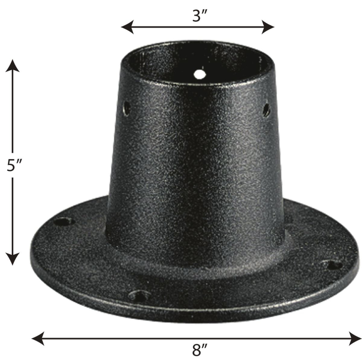 Progress Lighting - Outdoor Posts Surface Mount Post Adapter - Outdoor - Post - Image 4