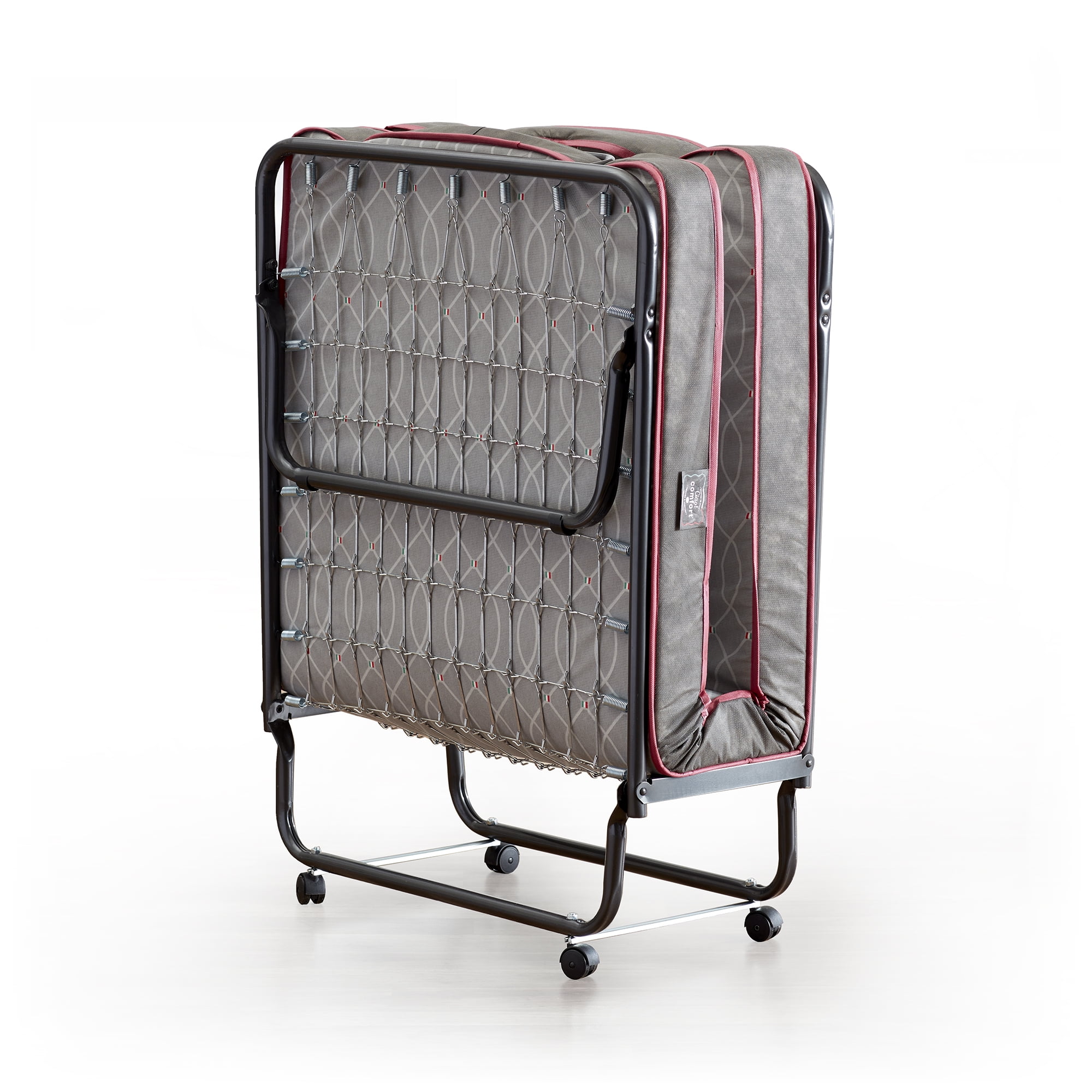 FirsTime Ciao Comfort Folding Bed, Italian Crafted, Dark Gray, 74 x 31 x 15, (70025) - Image 4