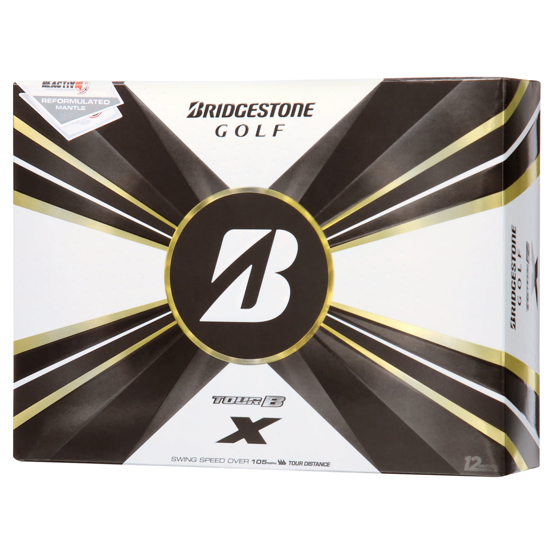 Bridgestone Tour B X 2022 Golf Balls, 12 Pack, White - Image 5