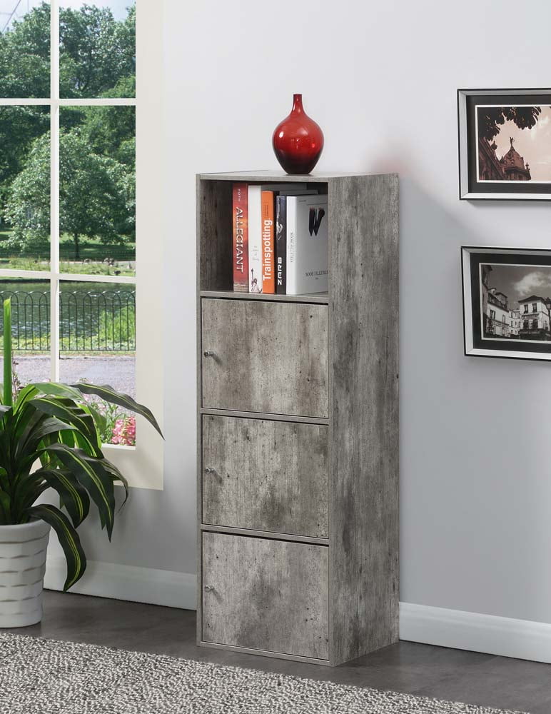 Convenience Concepts Xtra Storage 3 Door Cabinet with Shelf, Faux Birch - Image 6