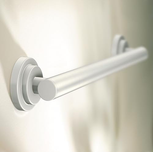 Moen Steel Handle Bathroom Grab Bar, Brushed Nickel, 24 inch - Image 5