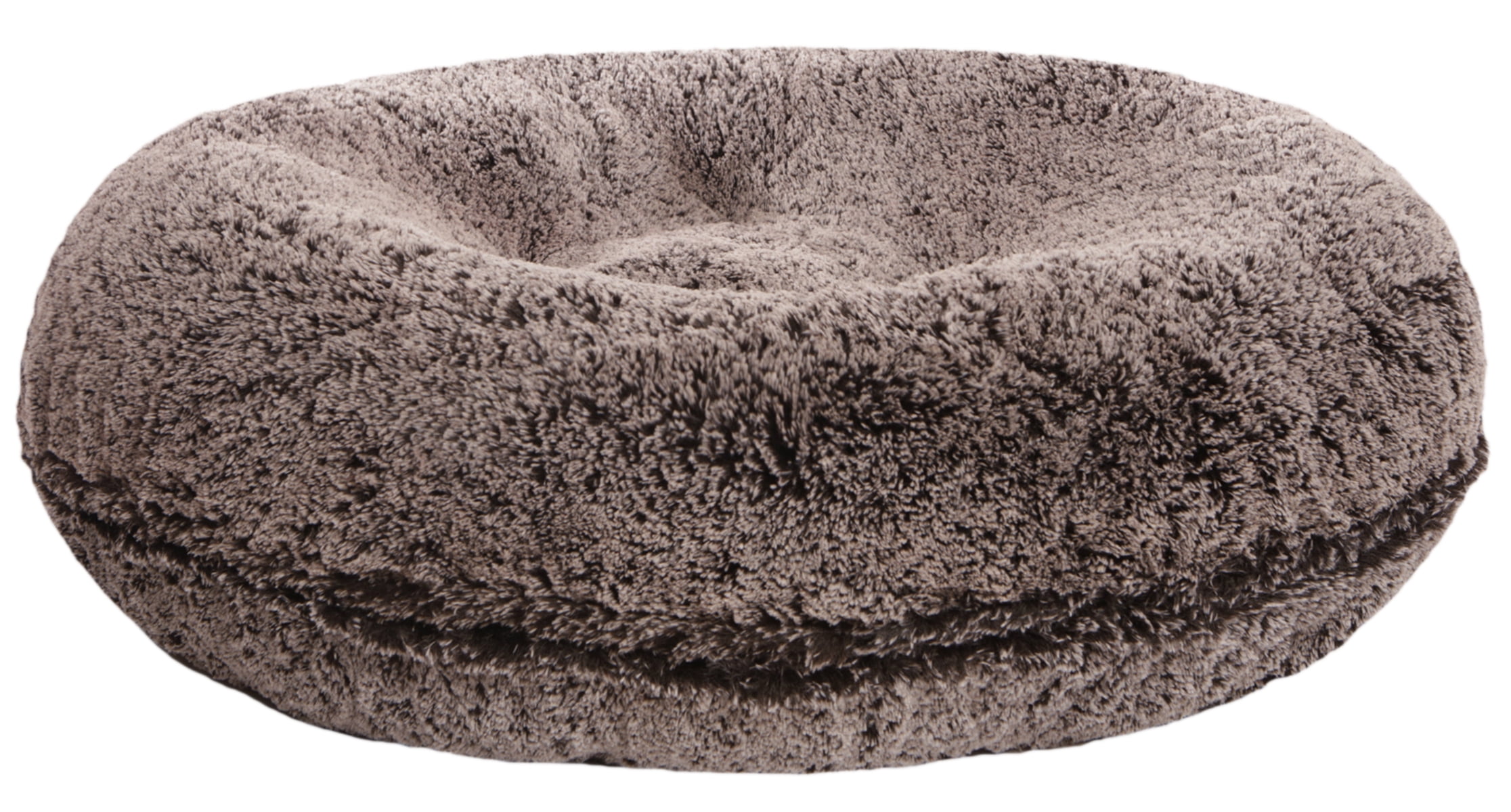Bessie and Barnie Signature Frosted Willow Luxury Shag Extra Plush Faux Fur Bagel Pet/ Dog Bed - Image 4