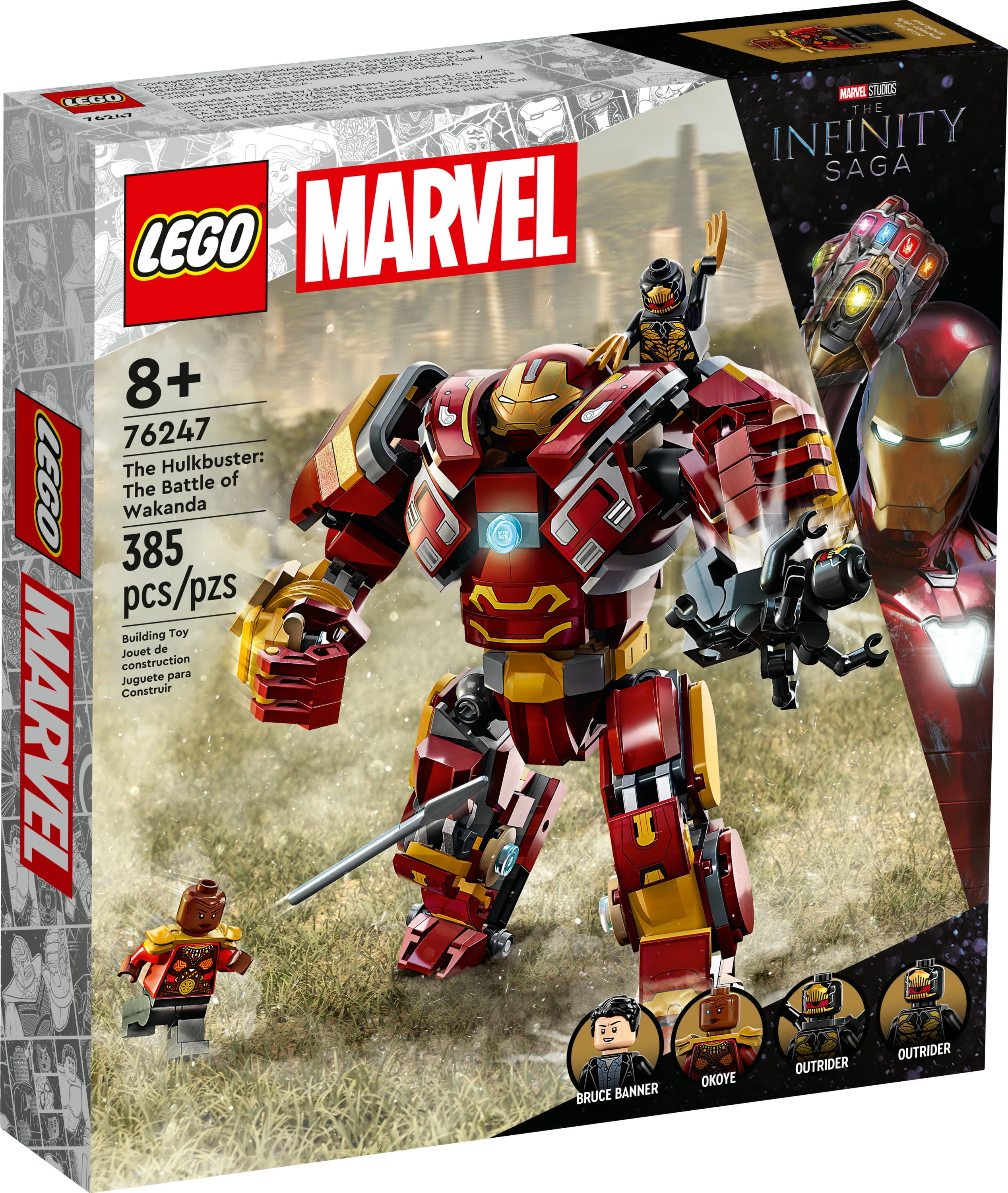 LEGO Marvel The Hulkbuster: The Battle of Wakanda 76247, Action Figure, Buildable Toy with Hulk Bruce Banner Minifigure, Avengers: Infinity War Set for Kids - Image 2