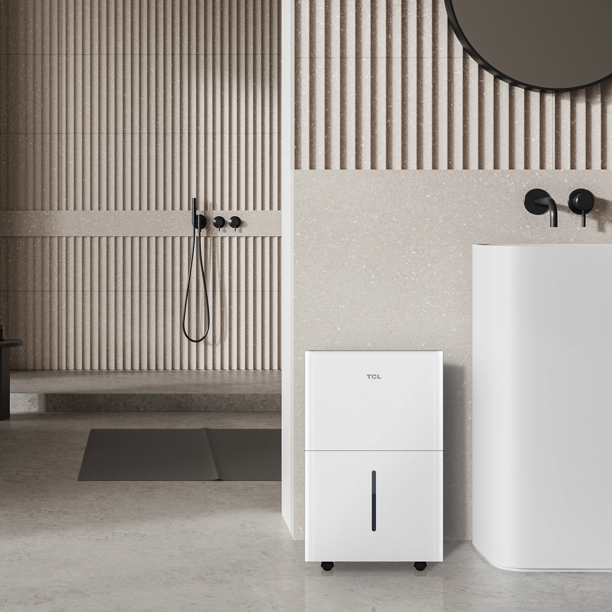 TCL 50 pt 4,500 sq ft Smart Dehumidifier with Pump White - Energy Star 2024, Works with Alexa/Google Assistant - Image 9