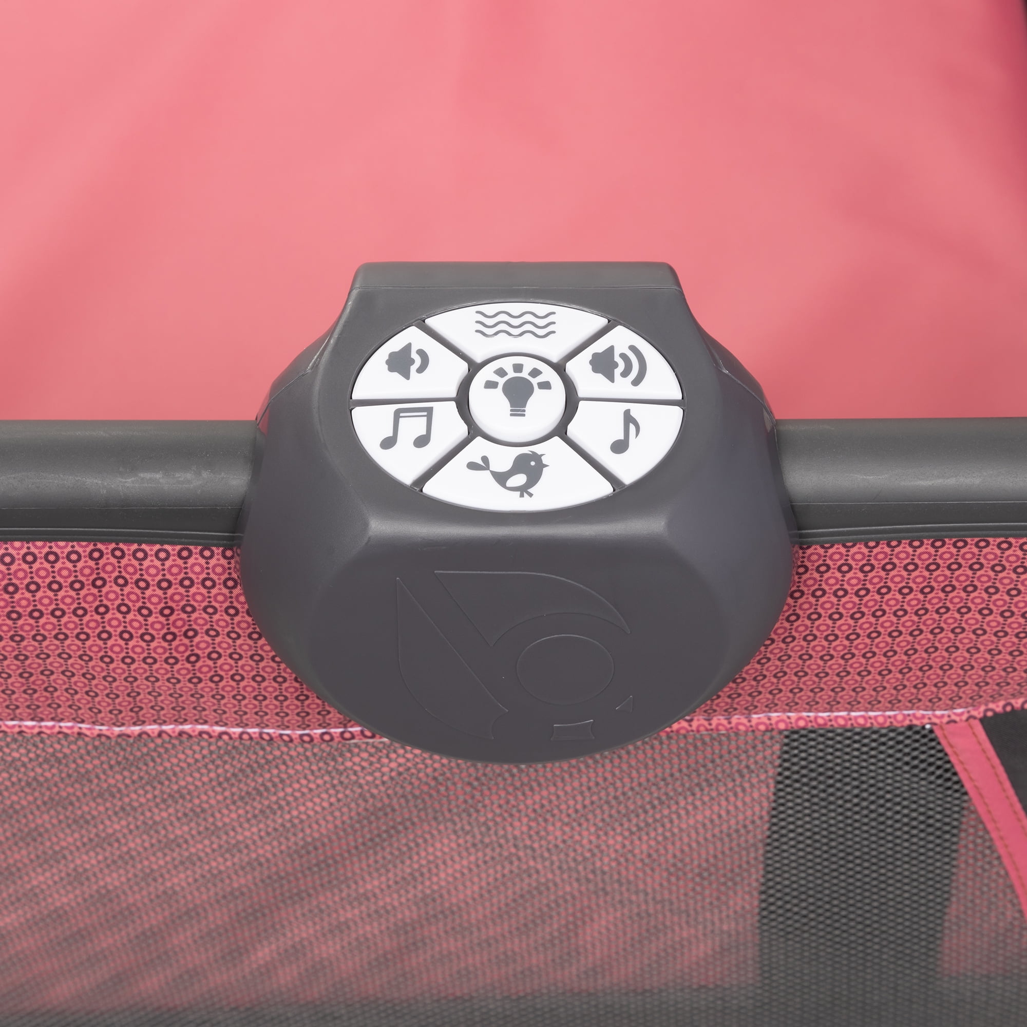 Baby Trend Lil Snooze Deluxe III Nursery Center Playard for Twins with Travel Bag, Cozy Berry - Image 10