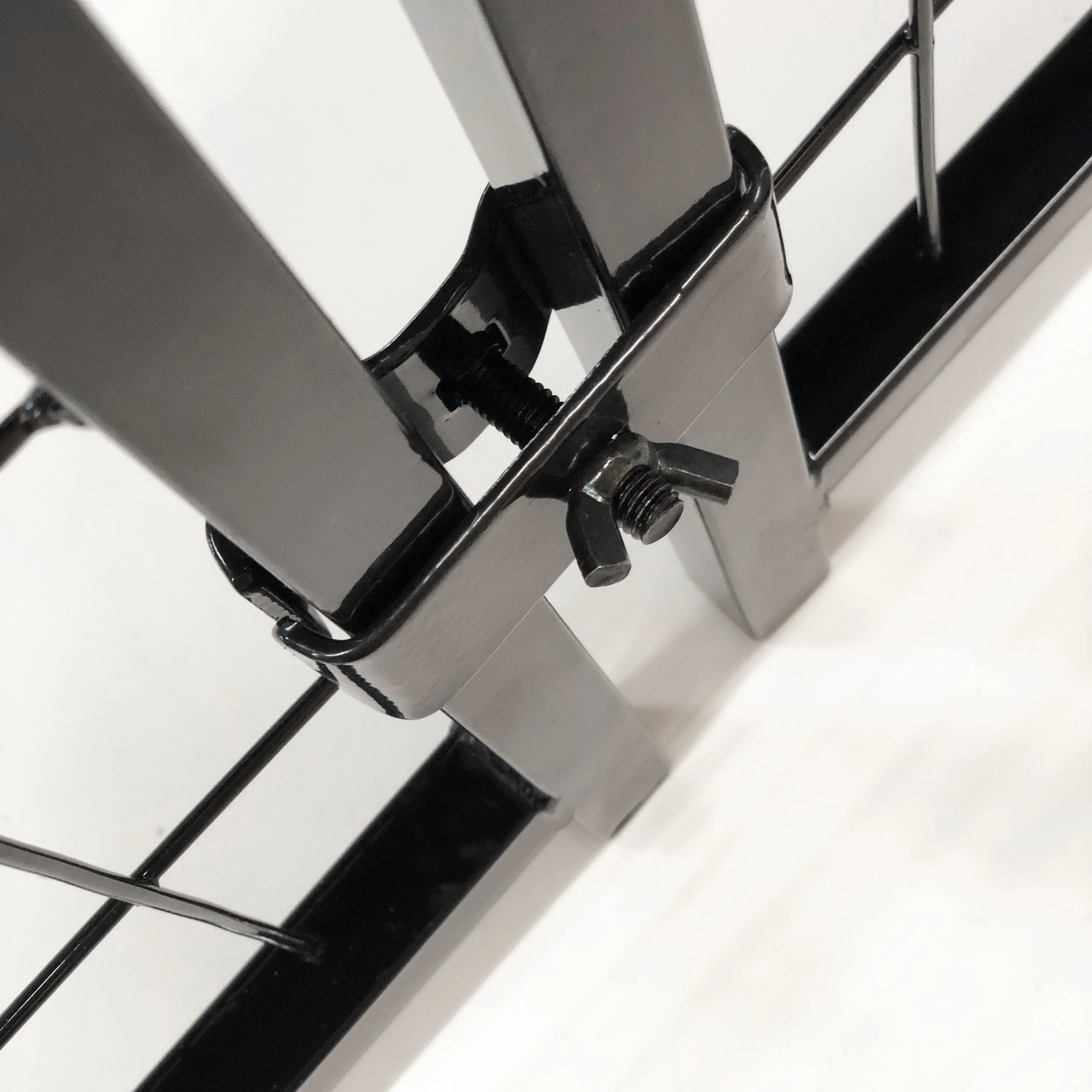 KennelMaster Welded Wire Dog Kennel, Indoor & Outdoor Use, Waterproof Cover Included, Black, 6ft x 4ft x 6ft - Image 8