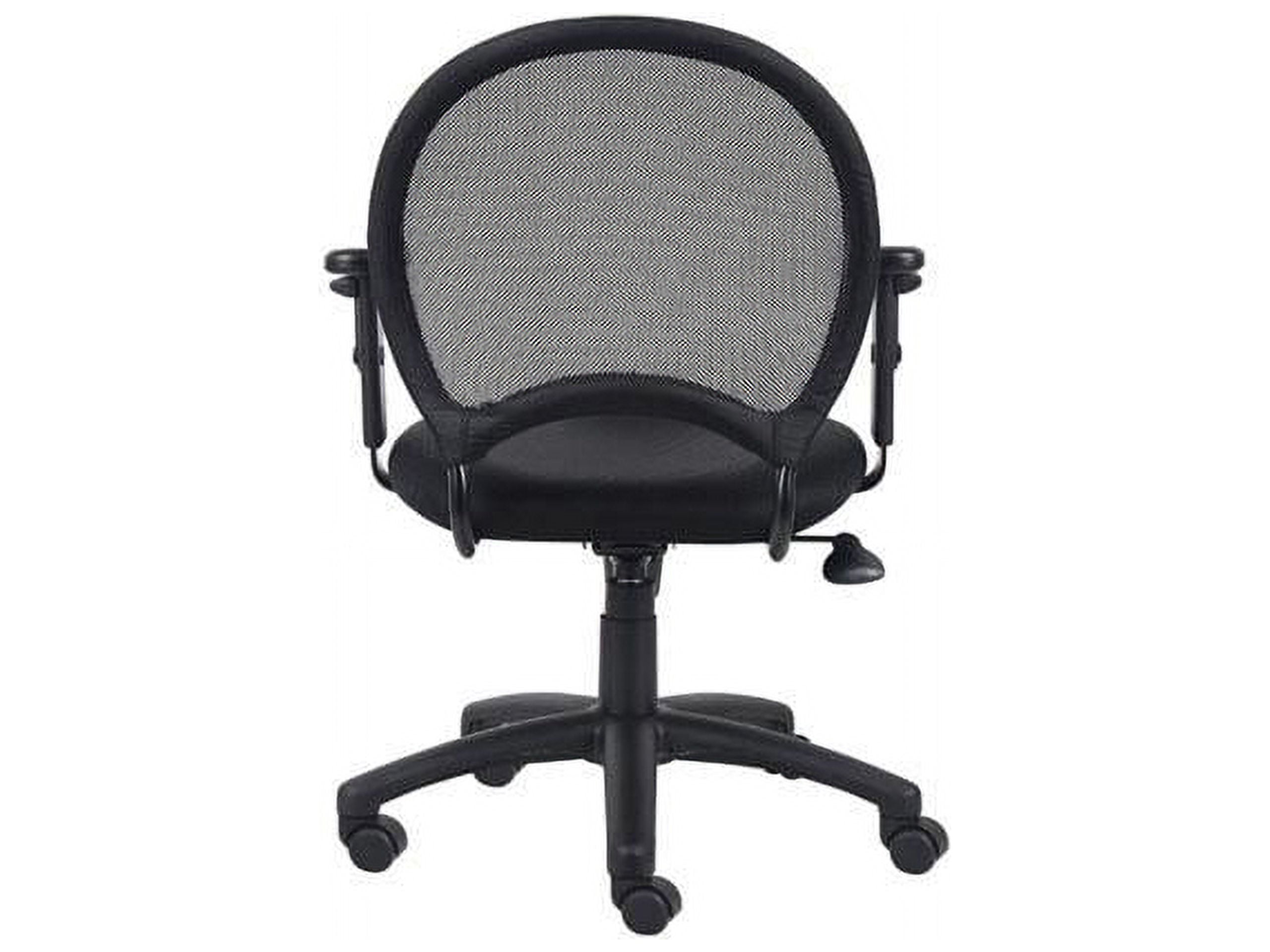 Boss Office Products Mesh Chair With Adjustable Arms - Image 3