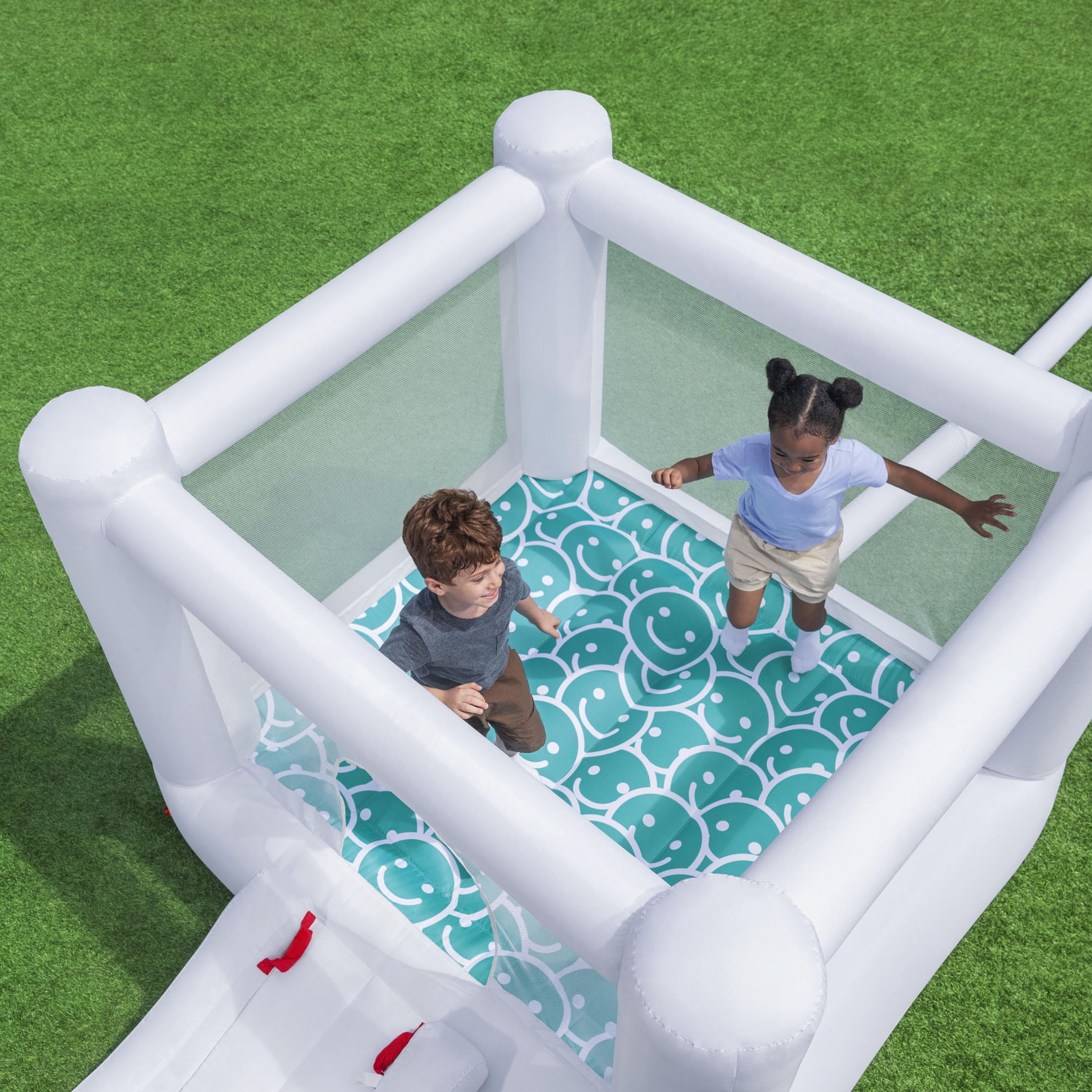 H2OGO! Jump & Joy Kids White Bounce House with Slide and Blower, Indoor/Outdoor, Ages 3+ - Image 6