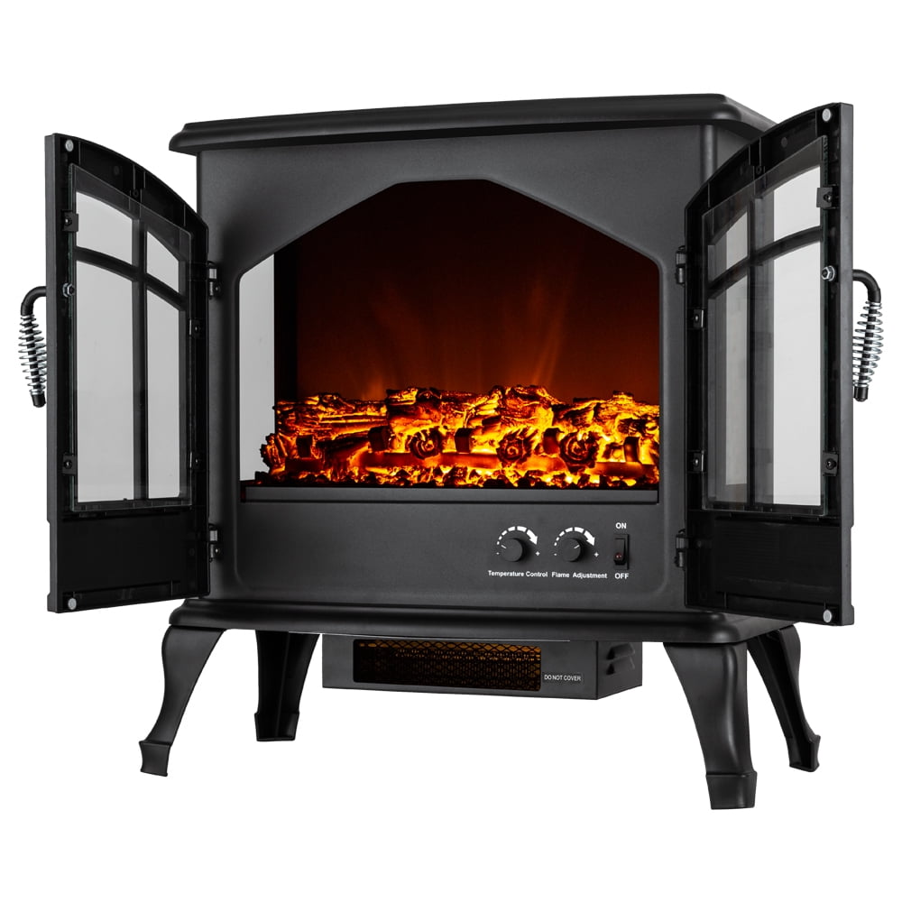 e-Flame USA Jasper Portable Electric Fireplace by Black - Image 2
