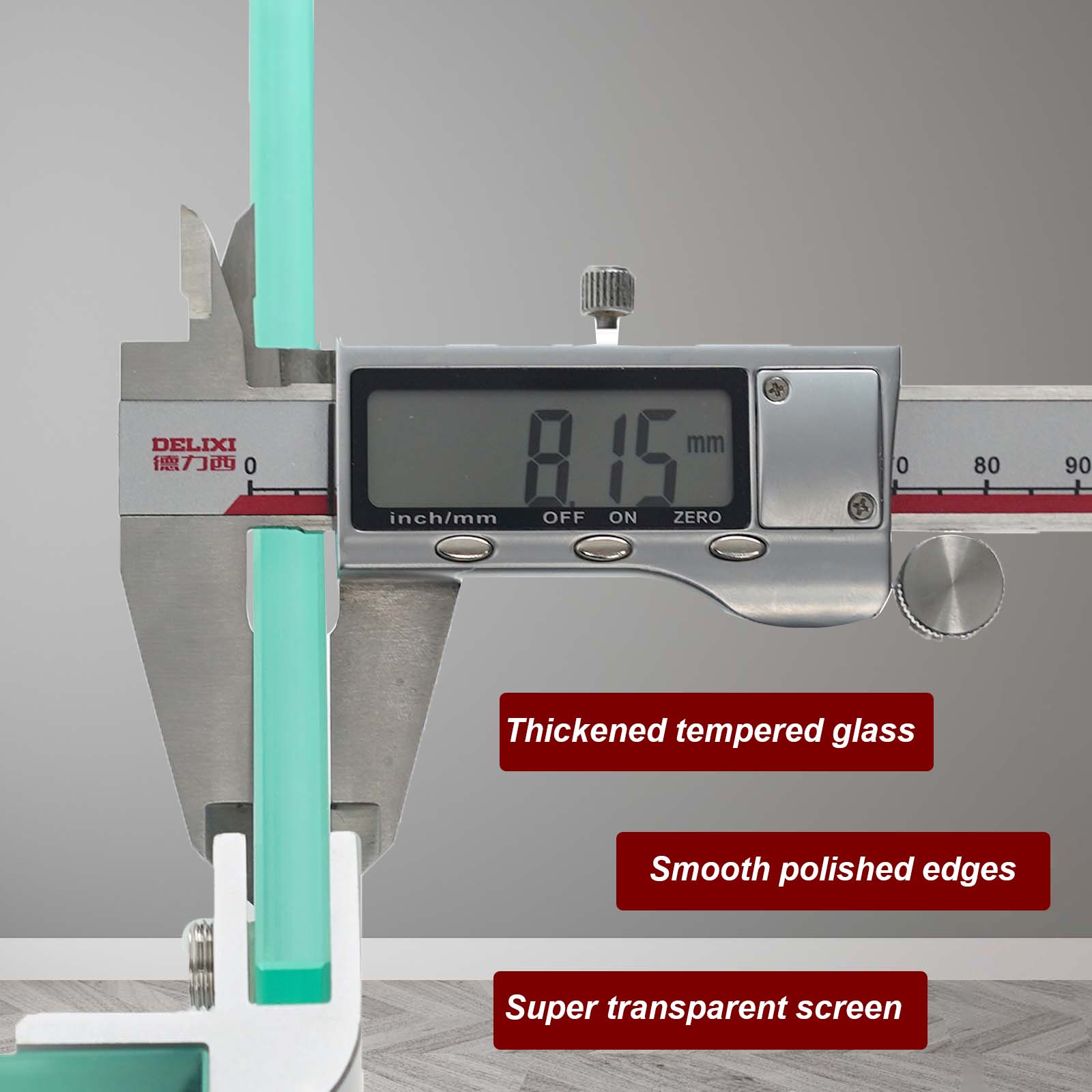 P PBAUTOS Rectangle Fire Pit Glass Wind Guard, 29"*13"*6" with 5/16" Thickened Tempered Glass for Outdoor Fire Pits Pan / Table - Image 3