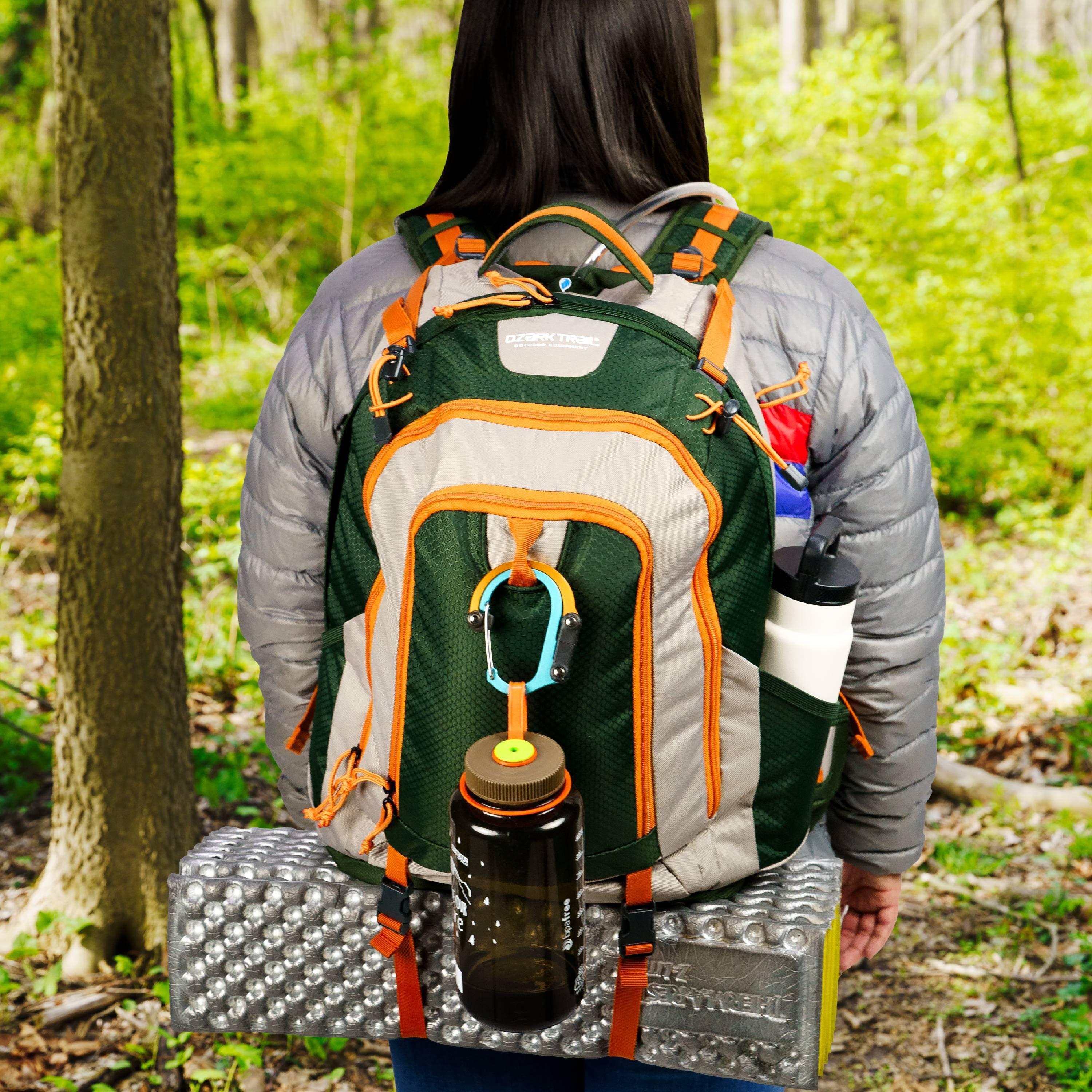 Ozark Trail 36 Liter Backpacking and Hiking Backpack, Adult, Unisex, Green Ripstop - Image 4
