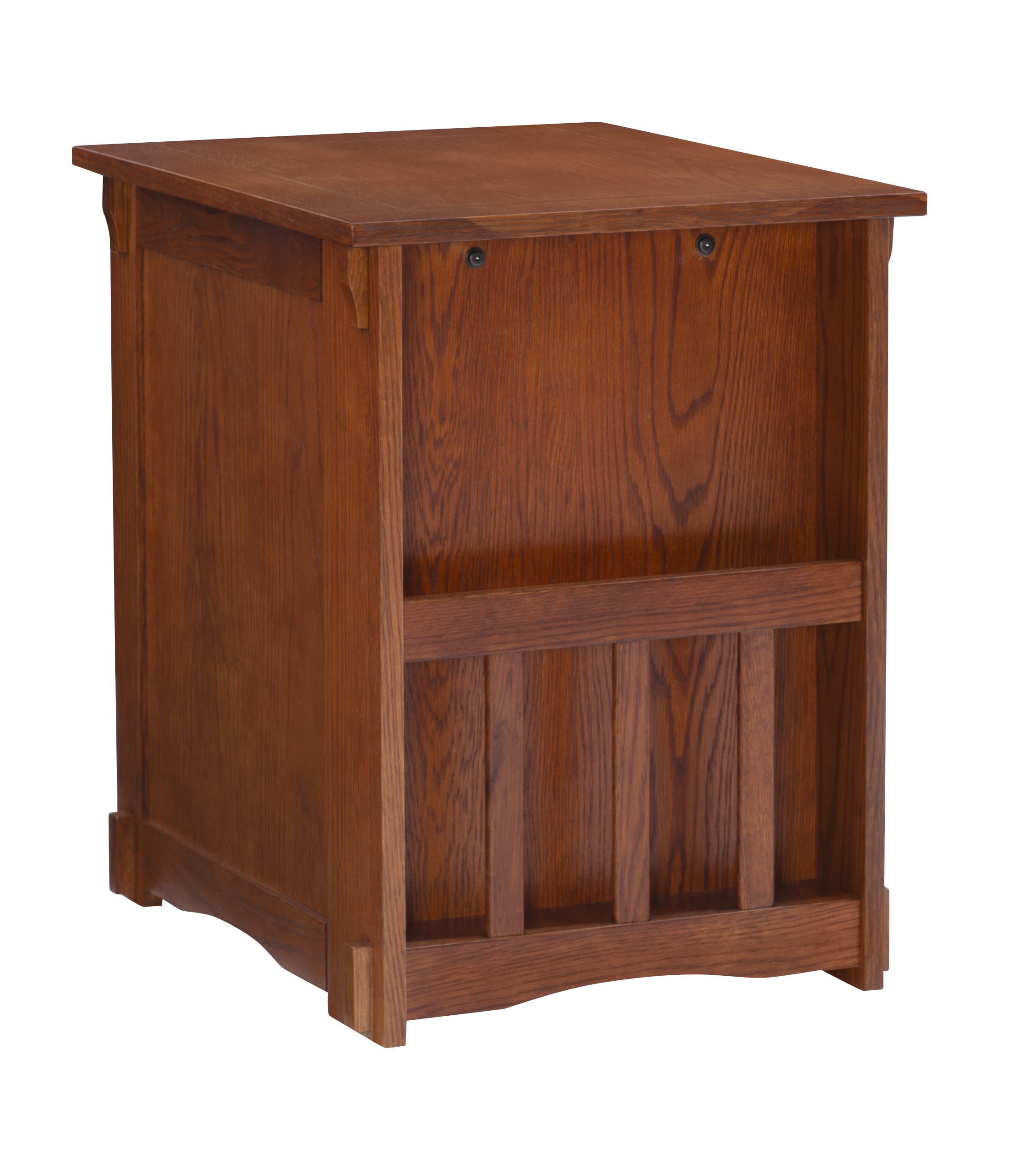 Powell Mission Oak Cabinet Table - Image 7