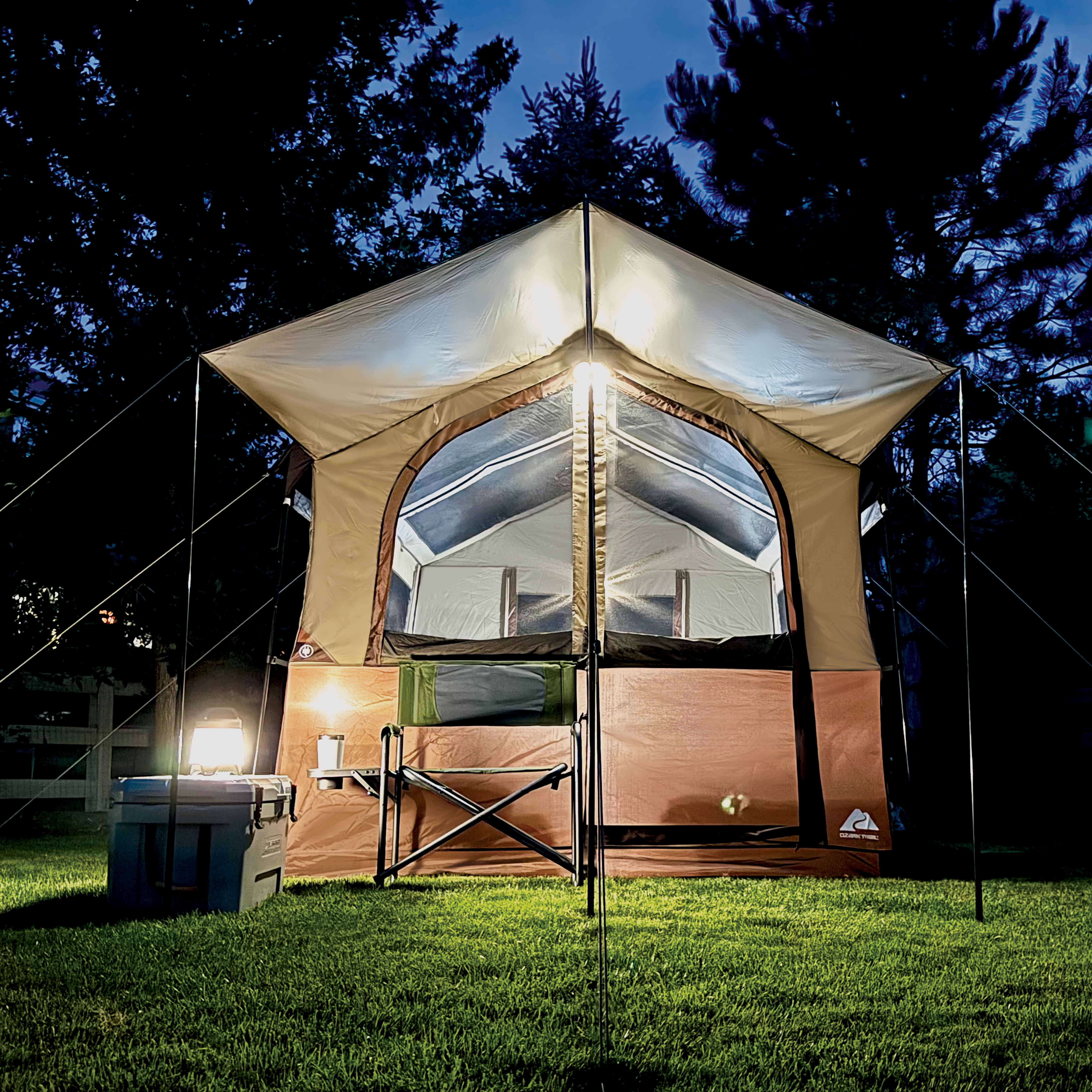 Ozark Trail 6 Person Lodge Tent with Front Awning - Image 2