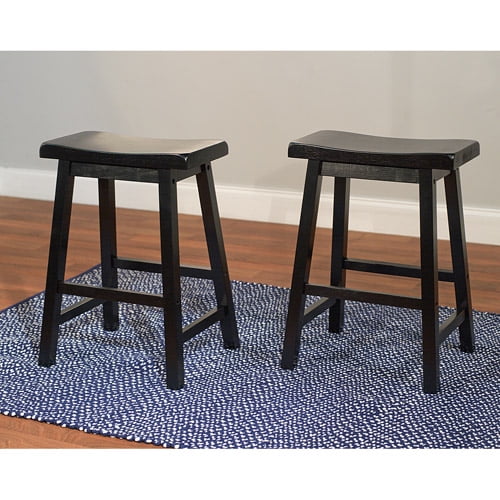 Belfast Saddle 24" Stools, Set of 2, Multiple Colors - Image 7