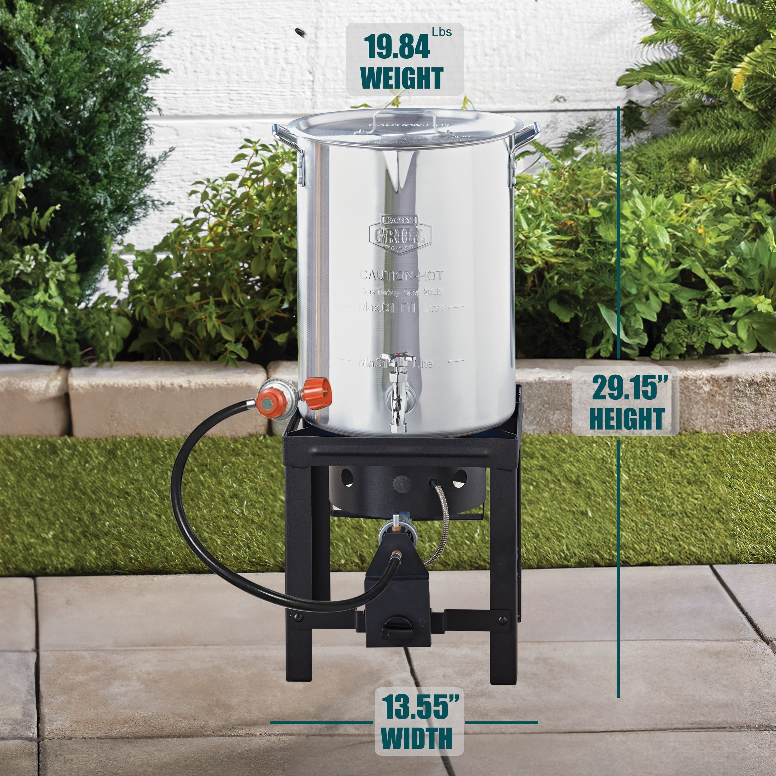 Expert Grill 30qt Turkey Fryer with Spigot - Image 7