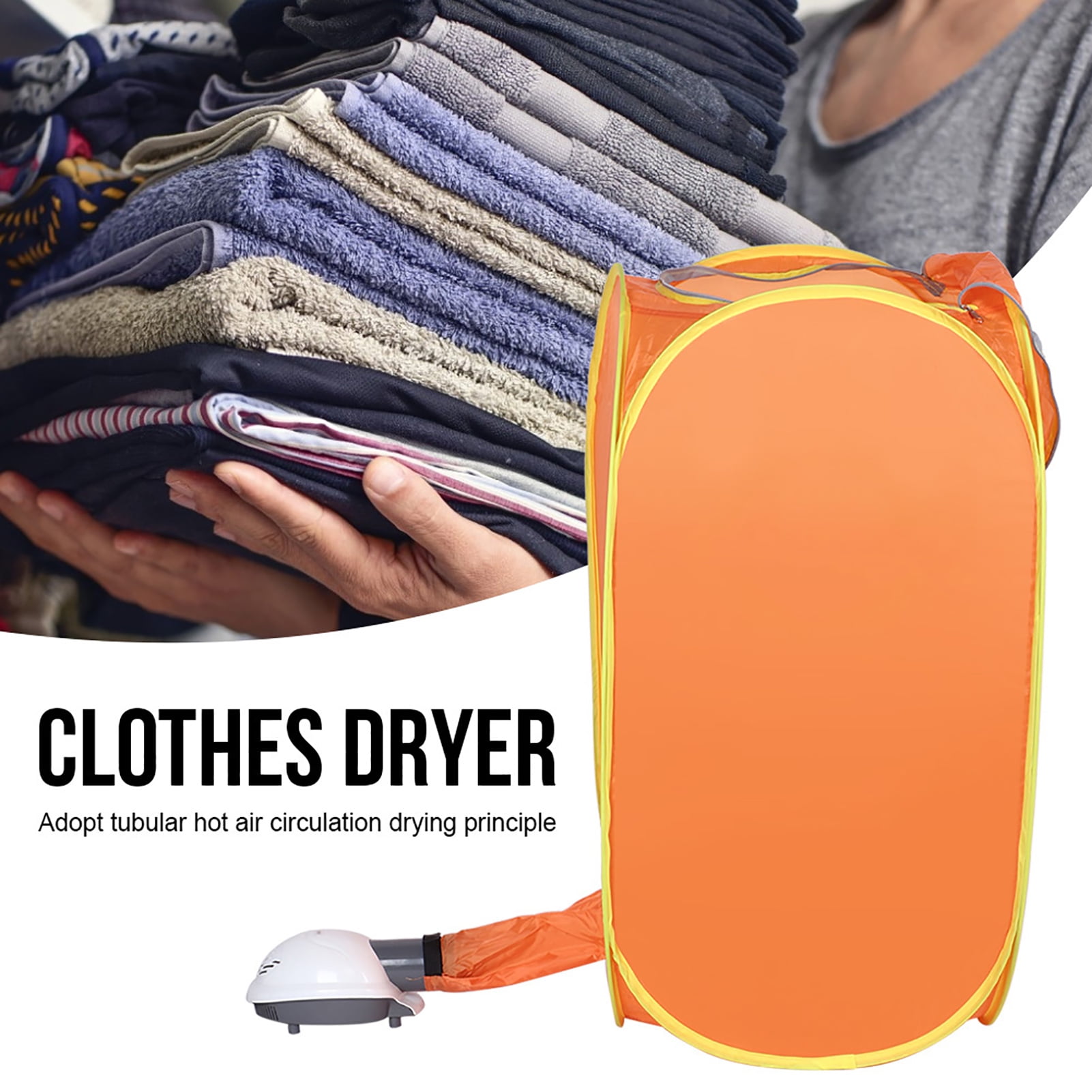 Electric Clothes Dryer, Folding Portable Dryer for Student Dorm for Hotel for Travel for Apartments for Home EU Plug 220V,US Plug 110V,AU Plug 220V,UK Plug 220V - Image 3