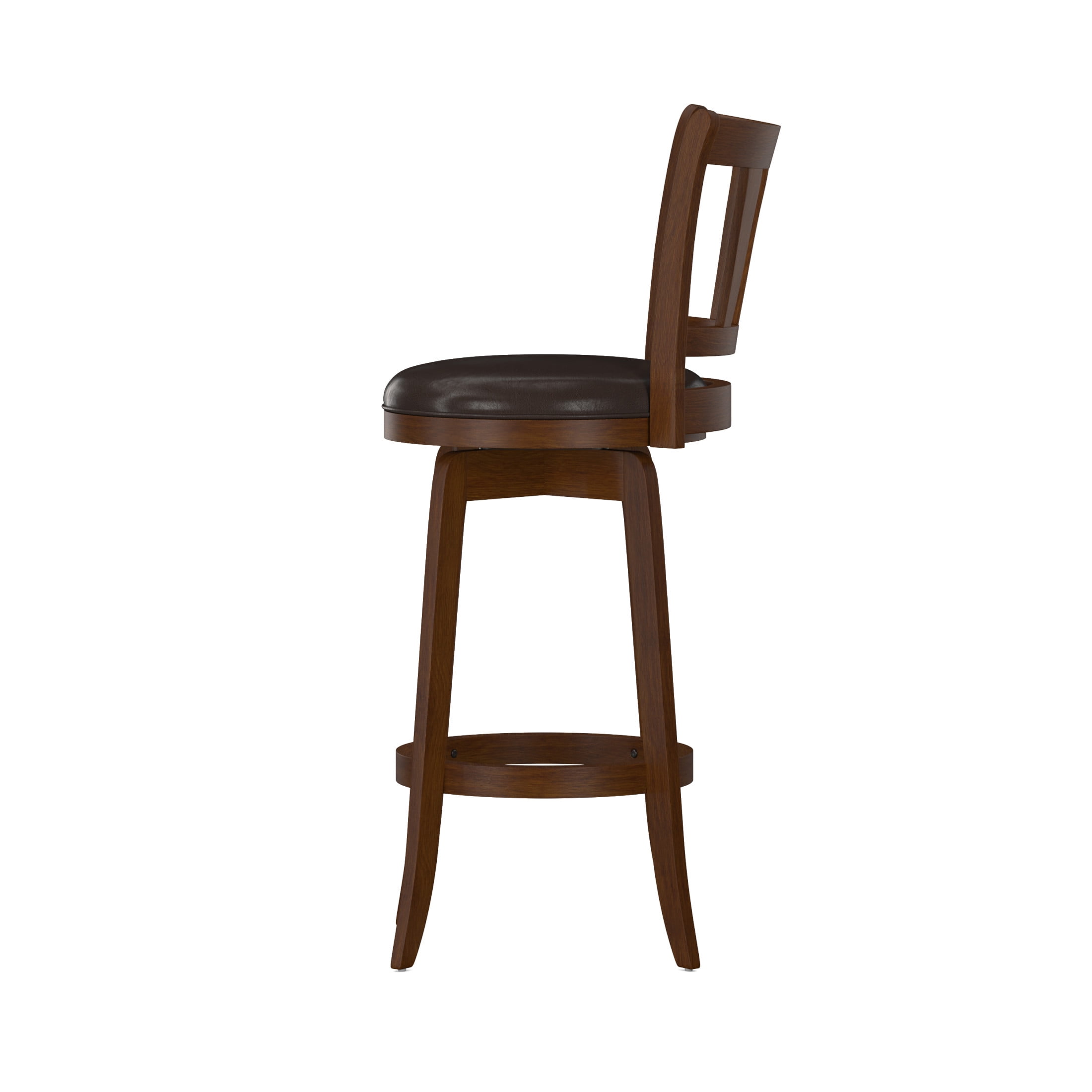 Hillsdale Furniture Presque Isle Wood Bar Height Swivel Stool, Cherry - Image 9