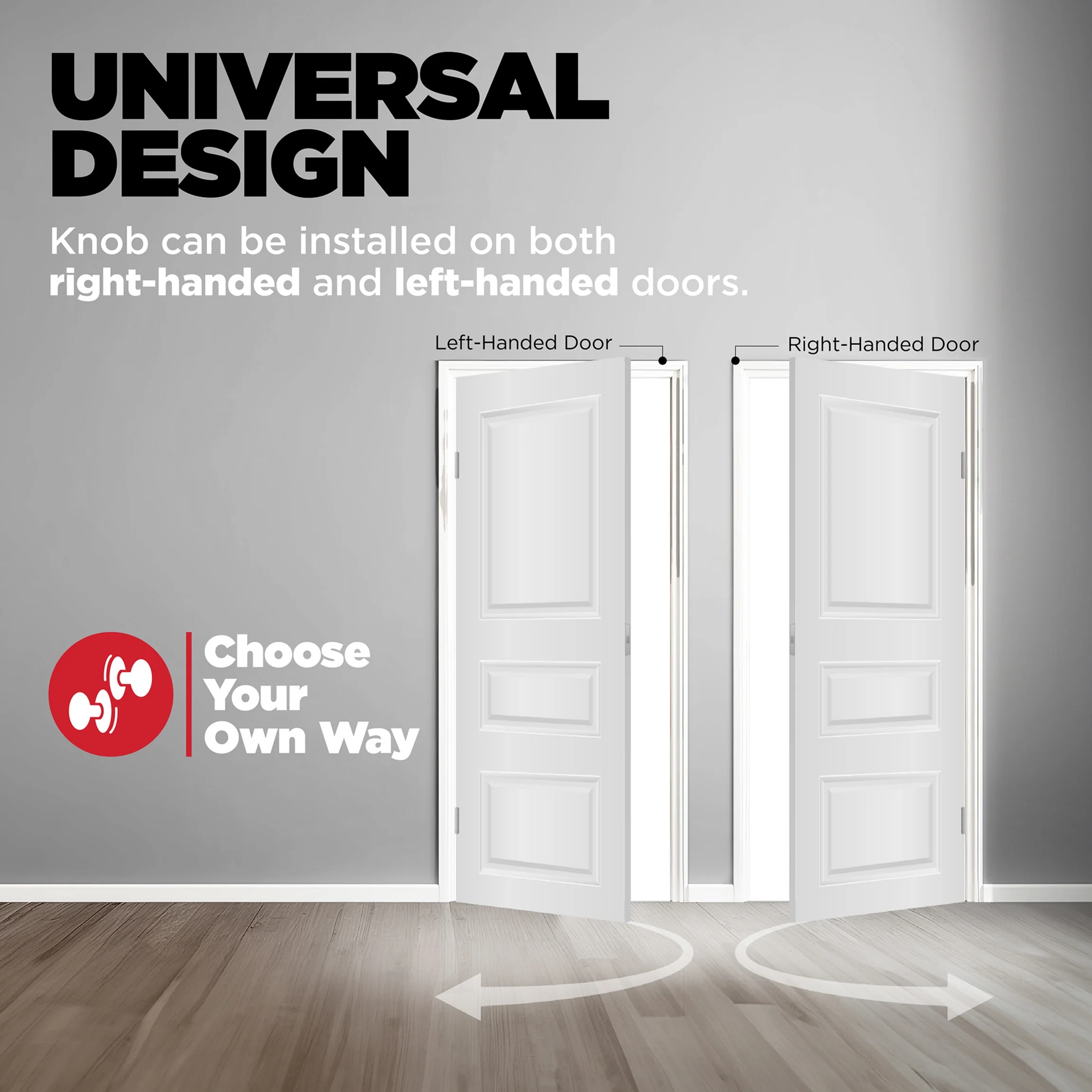 Kwikset Tylo Entry Doorknob and Deadbolt Satin Nickel - Image 4