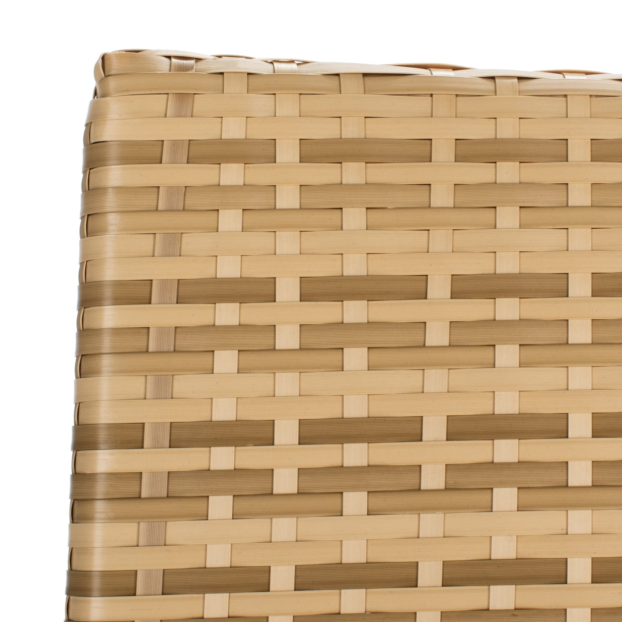 SAFAVIEH Laban Outdoor Patio 3 Piece Bistro Set, Natural/White - Image 4