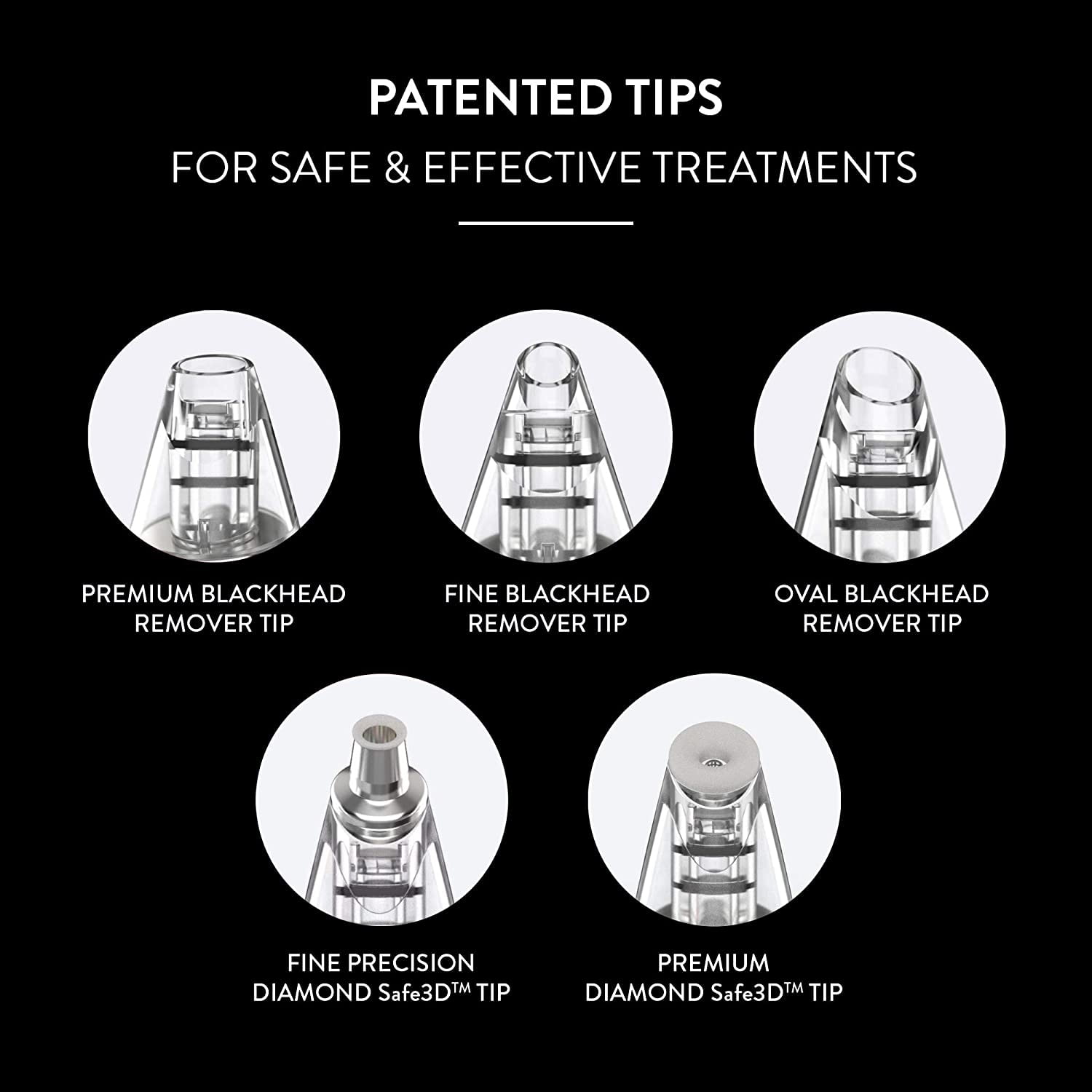 Microderm GLO GEM Diamond Microdermabrasion and Suction Tool, Pore Vacuum for Skin Toning, Purple - Image 8