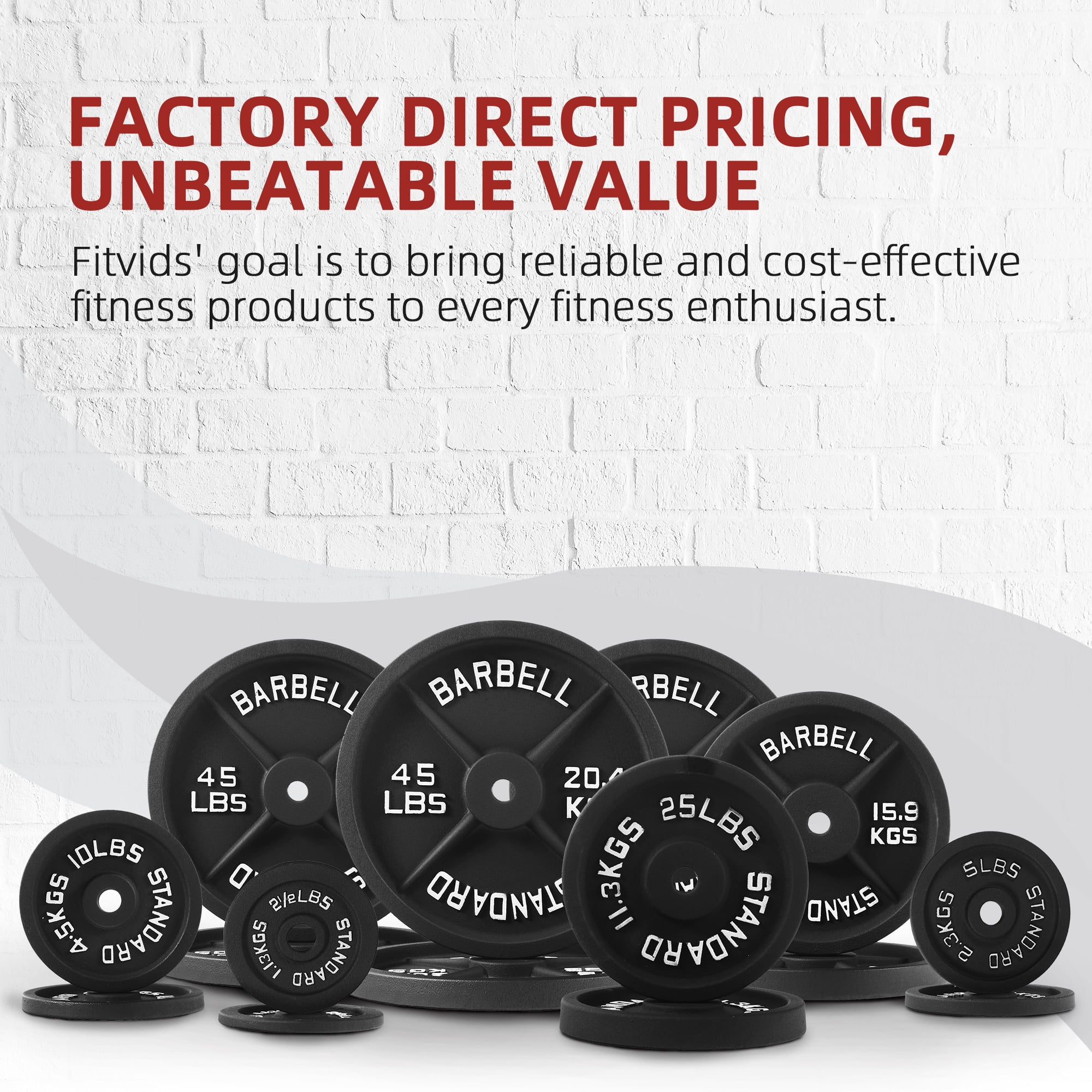 BalanceFrom 80 lbs Fitness Set, 5-Foot Standard Barbell (10 lbs) With Star Lock, Cast Iron Weight Stack (50 lbs), Suitable For A Variety Of Training, Suitable For Home and Professional Gym - Image 6