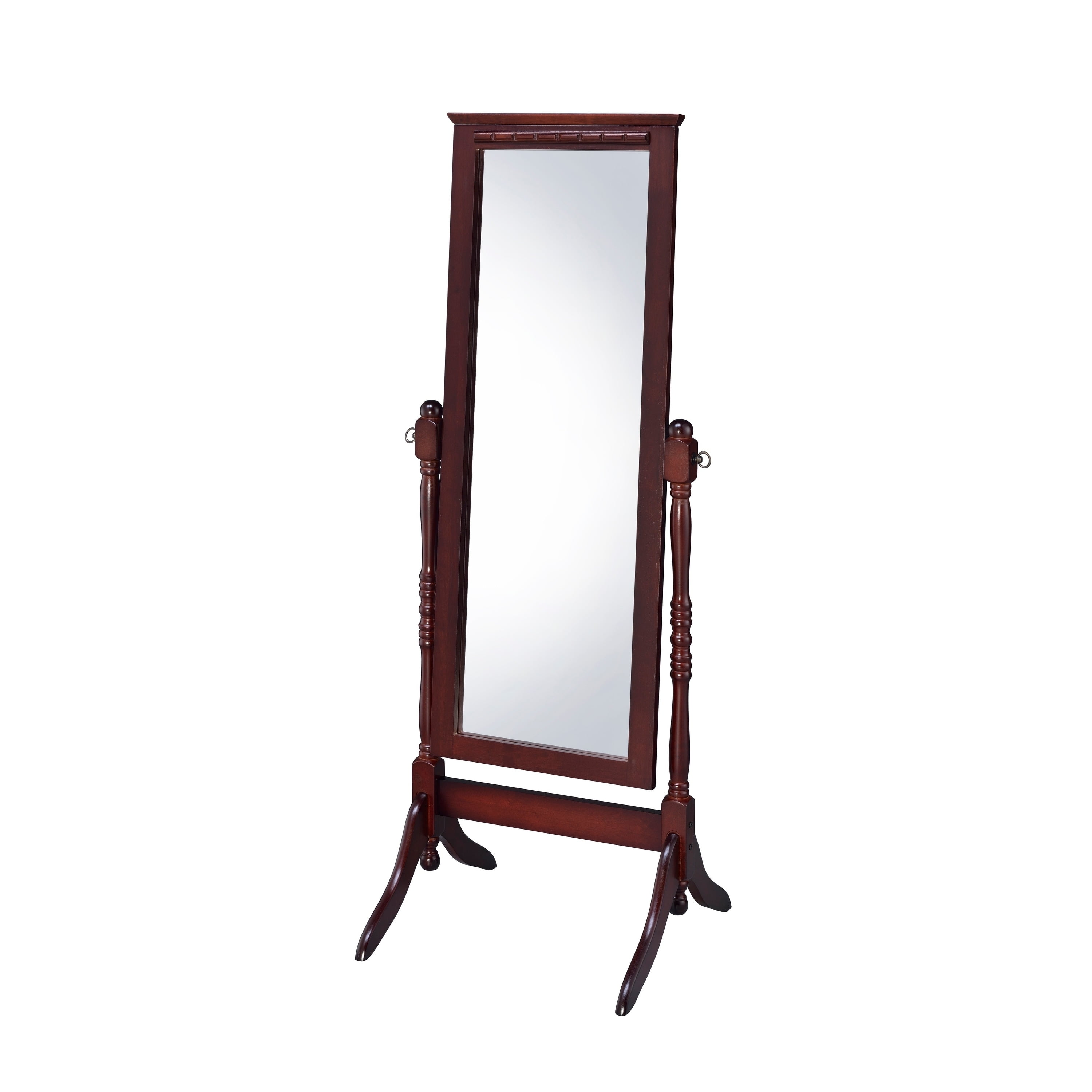 Fairfax Walnut Cheval Floor Mirror - A/N - Image 6