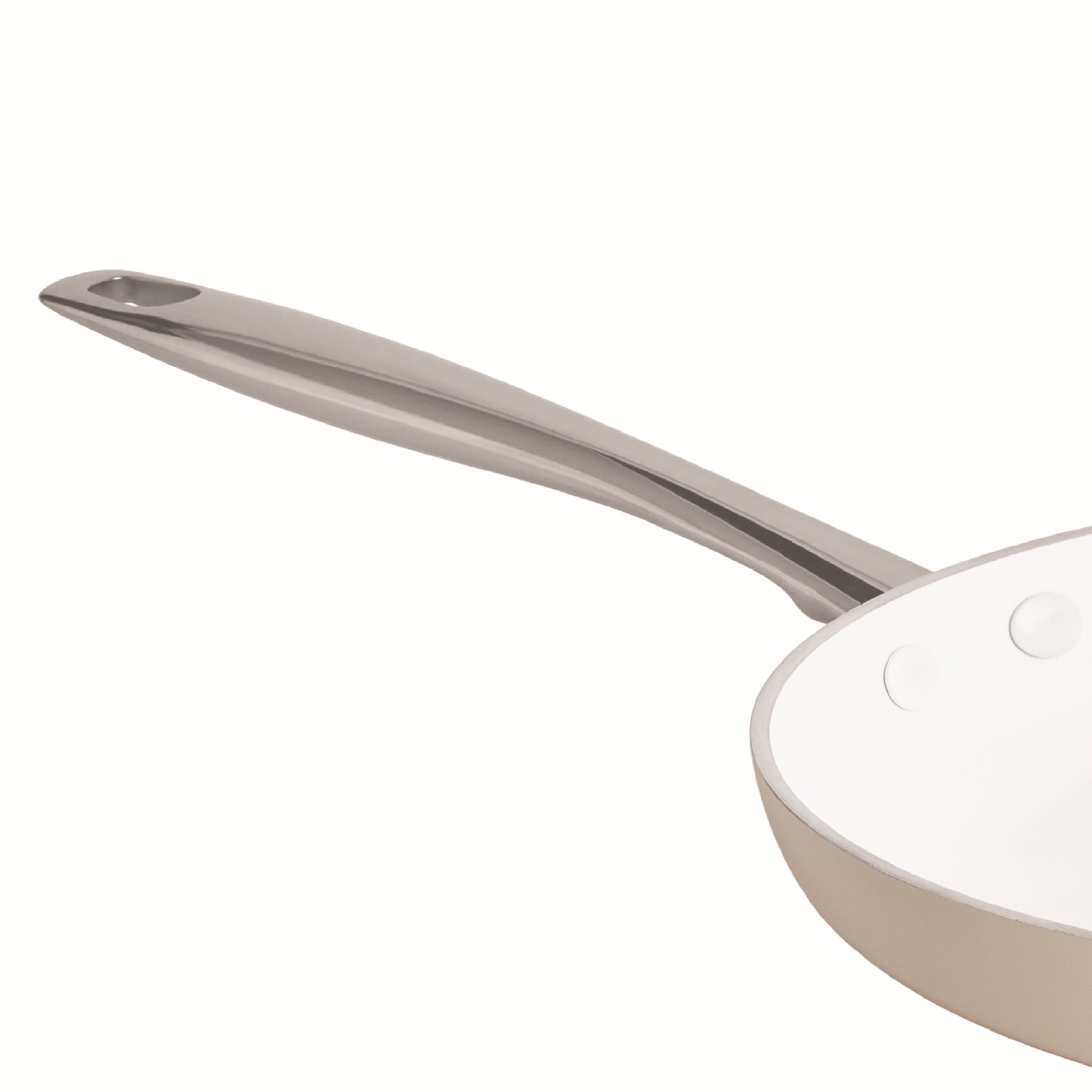 The Pioneer Woman Harlow 15-Piece Cookware Set, Ceramic Non-Stick Pots and Pans Set, Taupe - Image 13