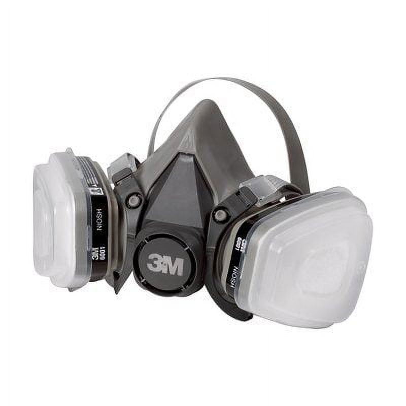 3M Multi-Purpose P100 Air-Purifying Respirator 62023HA1C, Gray - Image 2