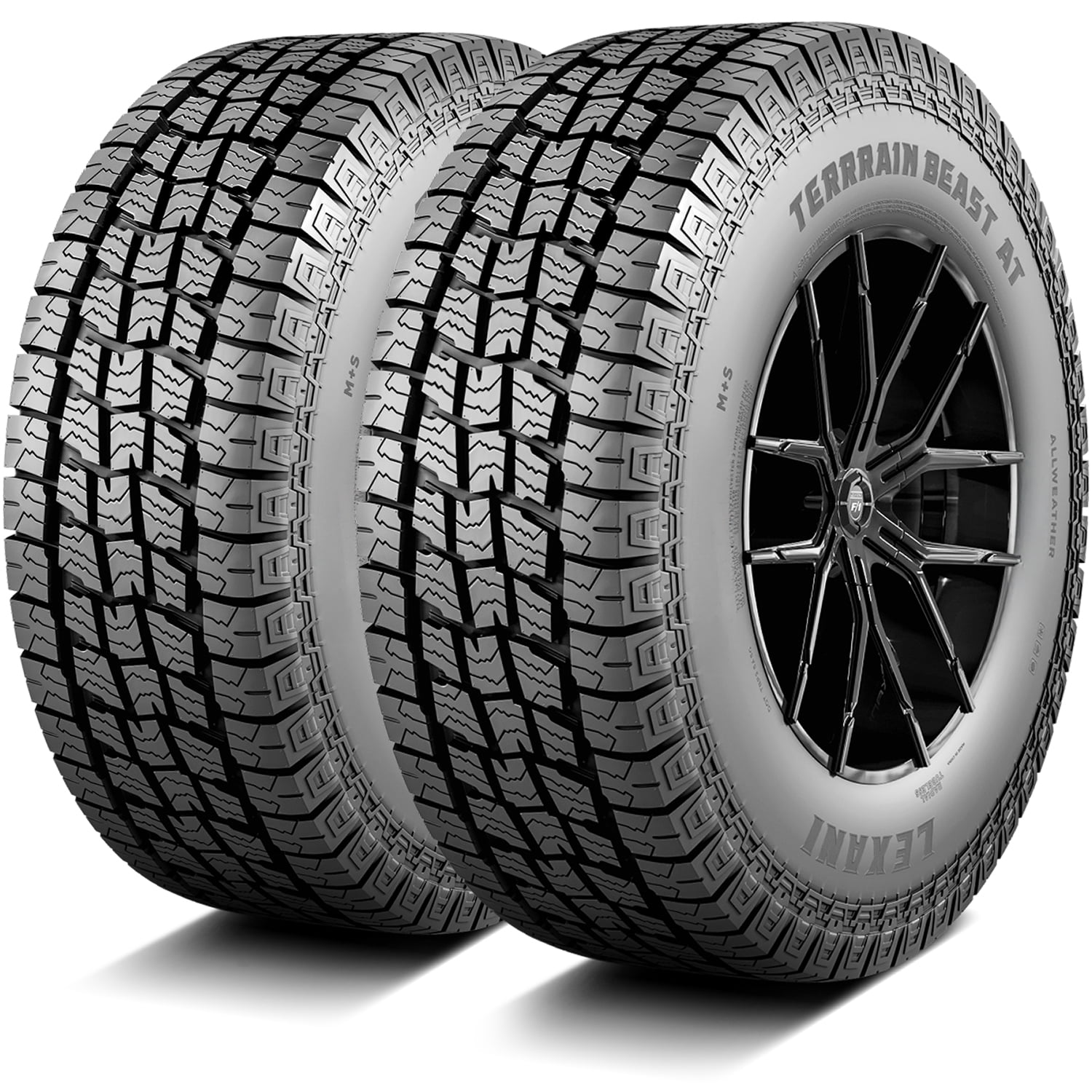 Lexani Terrain Beast AT 255/70R15 108S BSW Fits: 1975-76 Chevrolet Corvette Stingray, 1992-94 Dodge B250 Base - Image 5