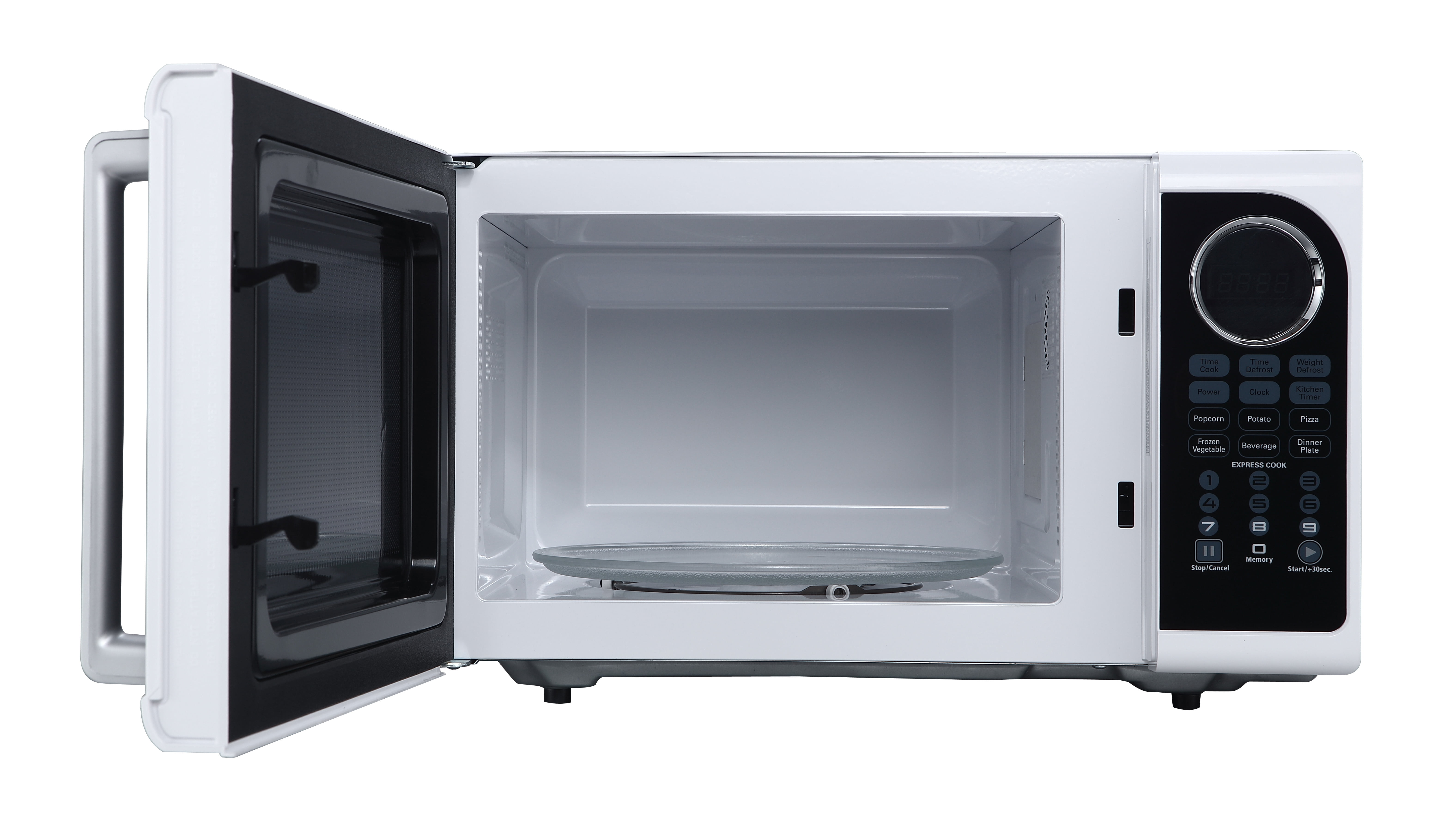 BLACK+DECKER EM925ACP-P1 0.9 Cu. Ft. Microwave With Pull Handle, White - Image 6