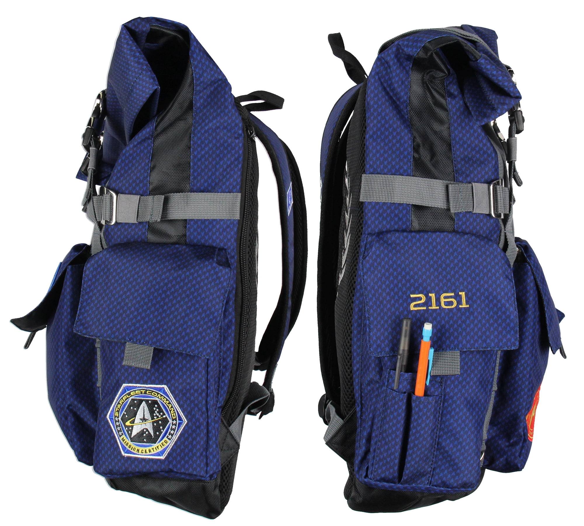 Star Trek Starfleet Academy Roll Top Hiking Gym Laptop School Travel Backpack - Image 5