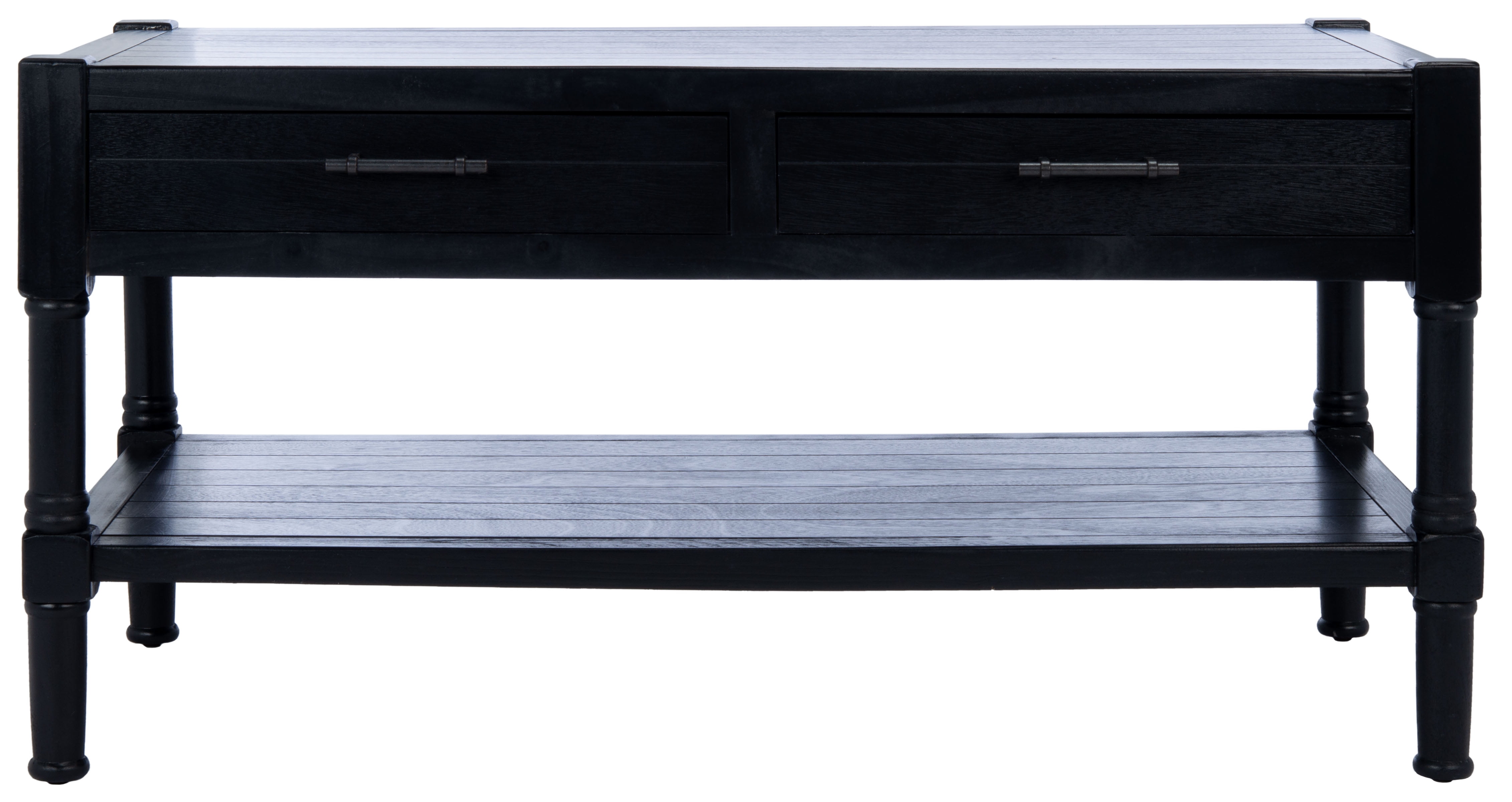 SAFAVIEH Filbert Solid 2 Drawer Coffee Table, Black - Image 11